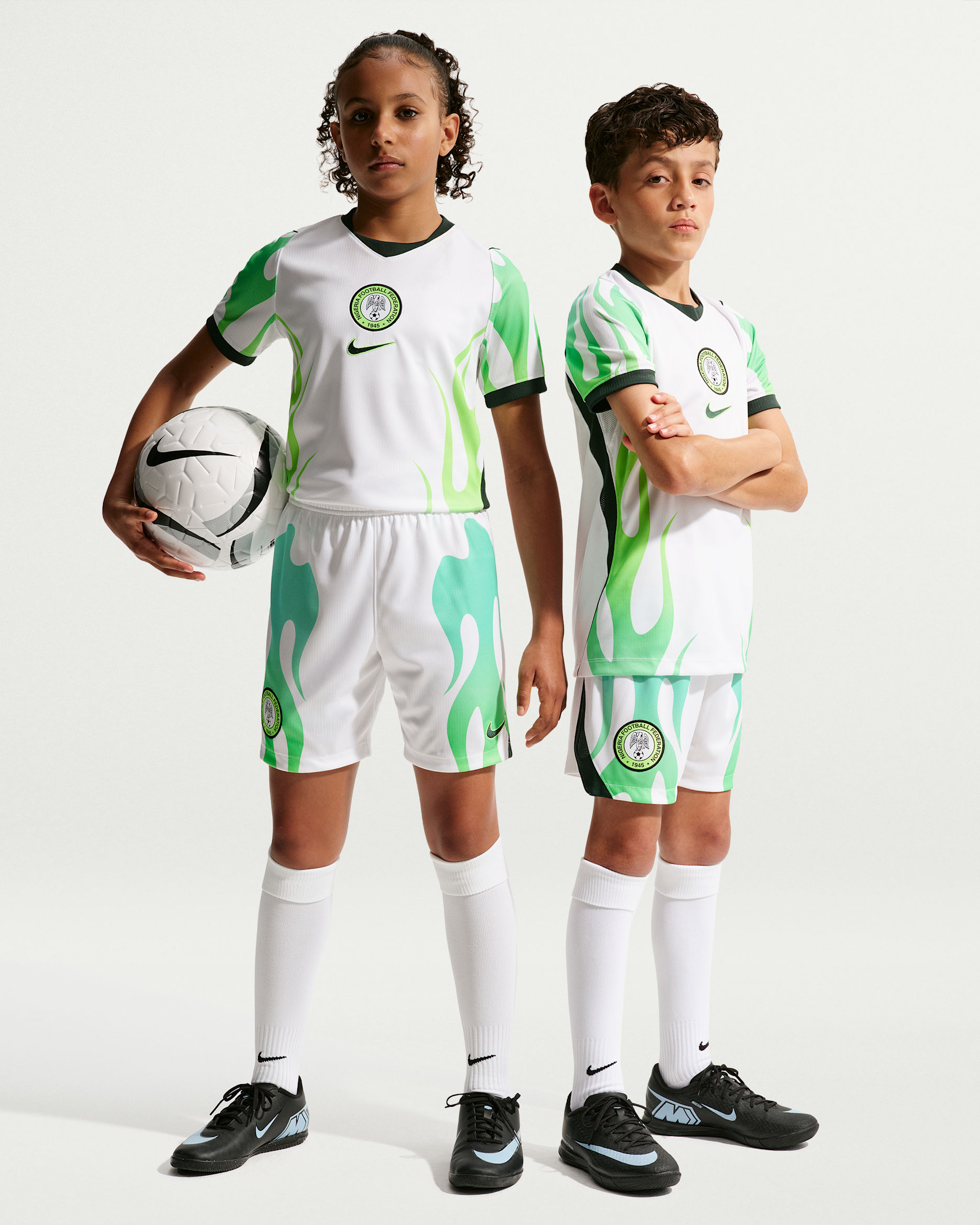 Nigeria 2026 Stadium Away — White/Black
