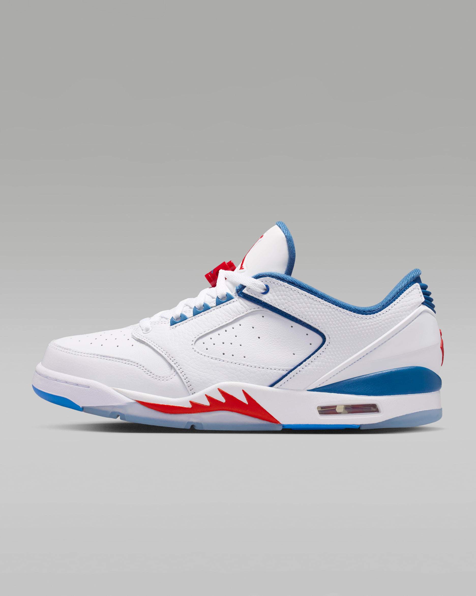 Jordan Sixty Plus Low — White/True Blue/Varsity Red