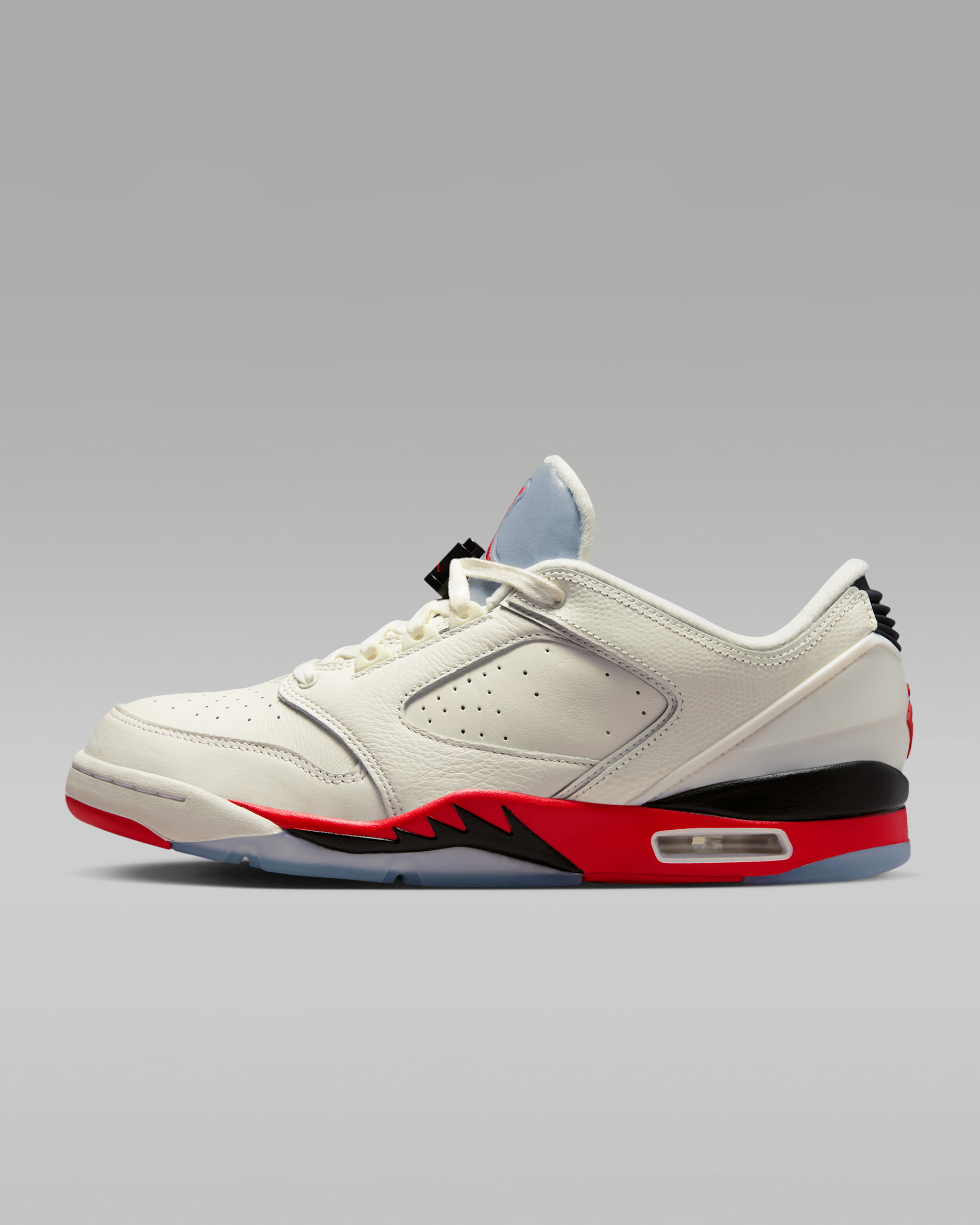 Jordan Sixty Plus Low — Sail/Black/Reflect Silver/Fire Red