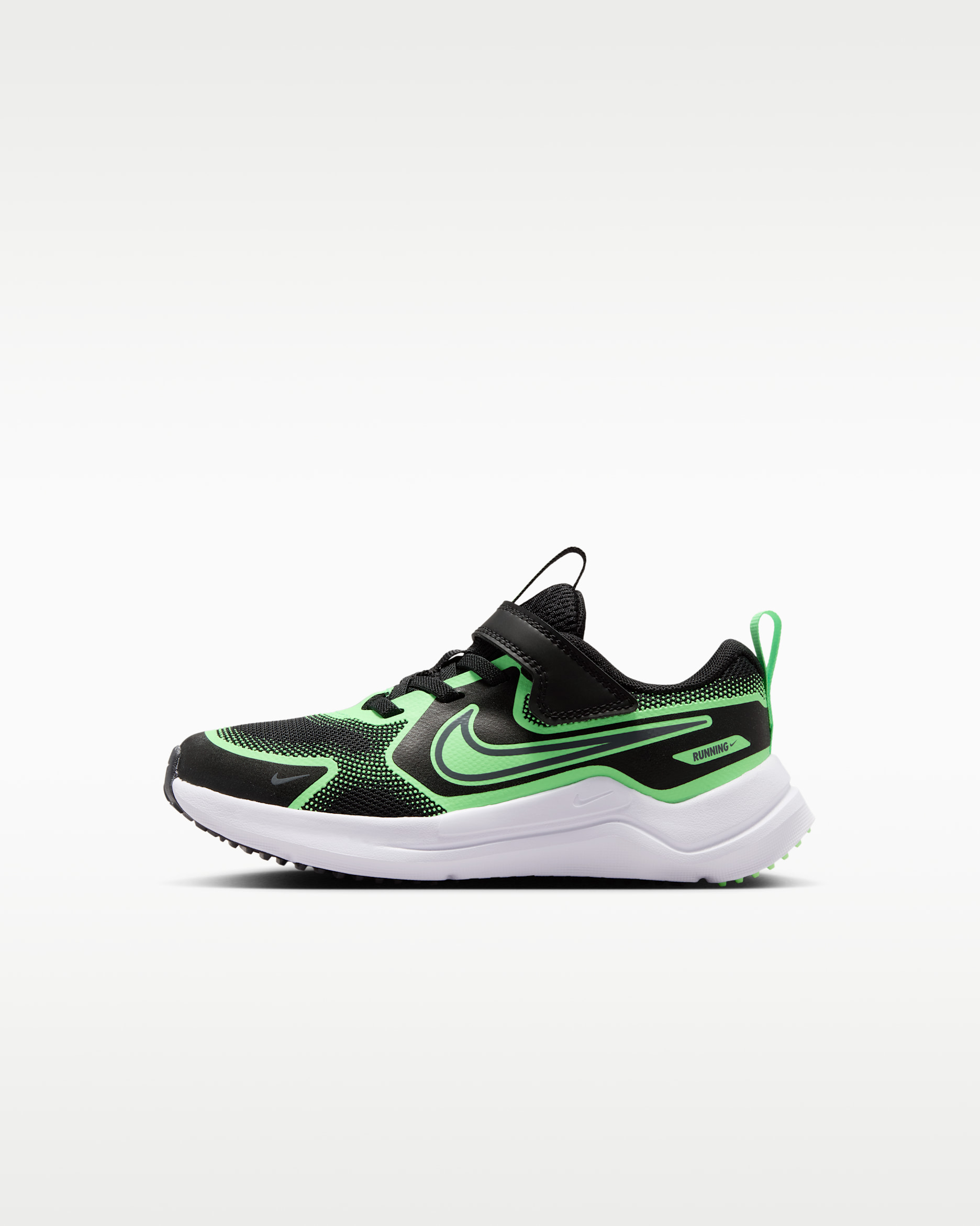 Nike Cosmic Runner — Black/Illusion Green/Cool Grey