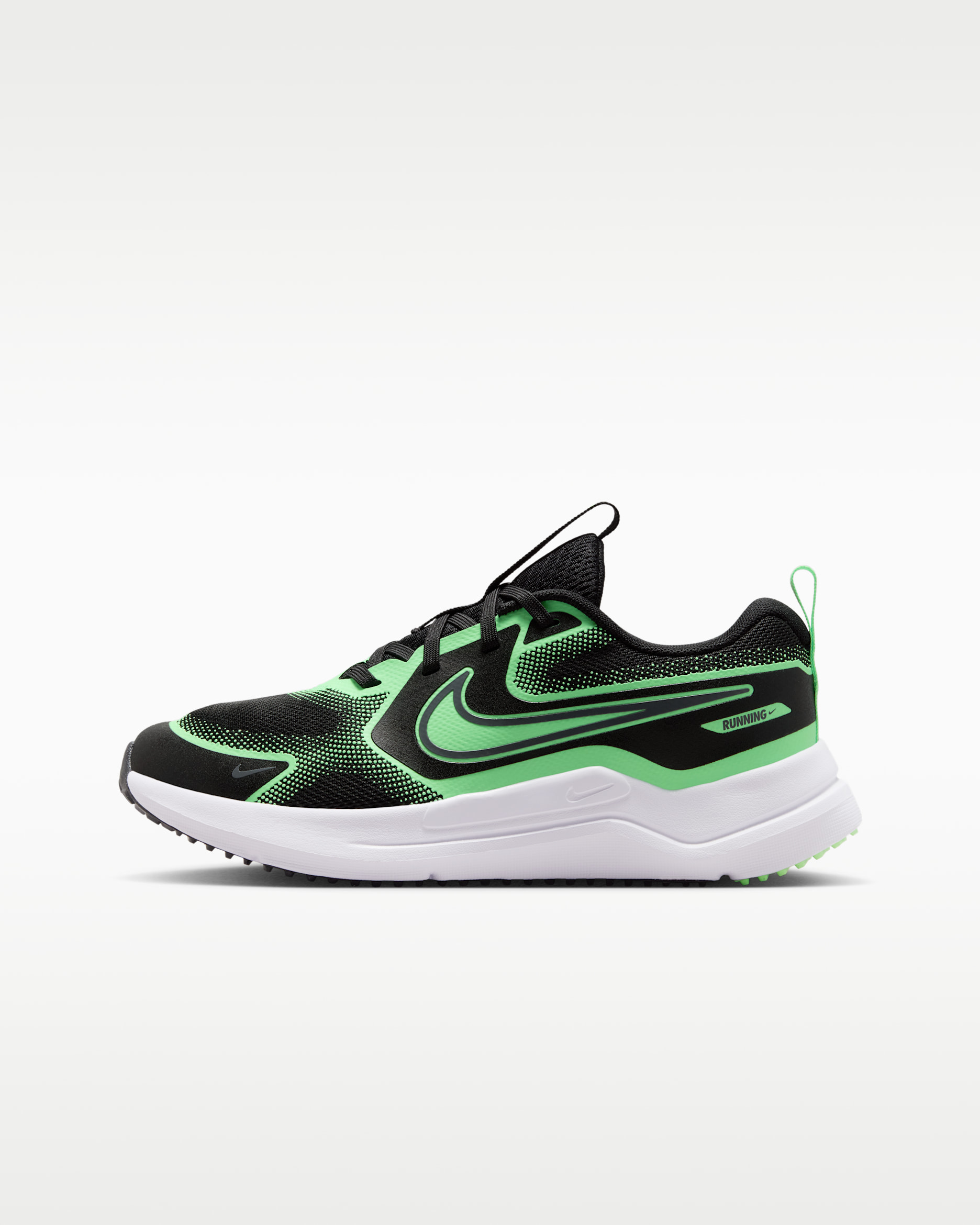 Nike Cosmic Runner — Black/Illusion Green/Cool Grey