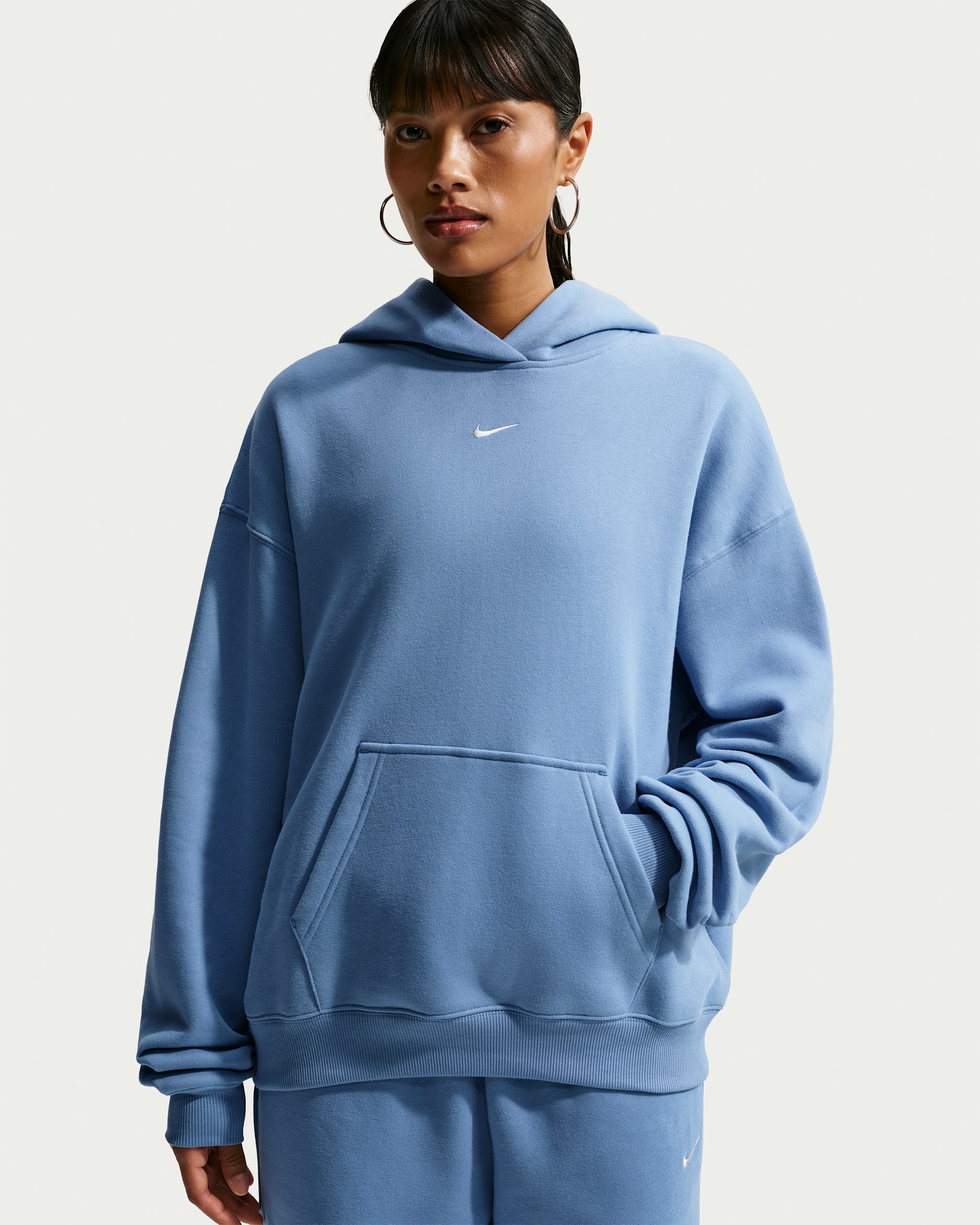 Nike Studio Fleece Medium Weight — Work Blue/Sail