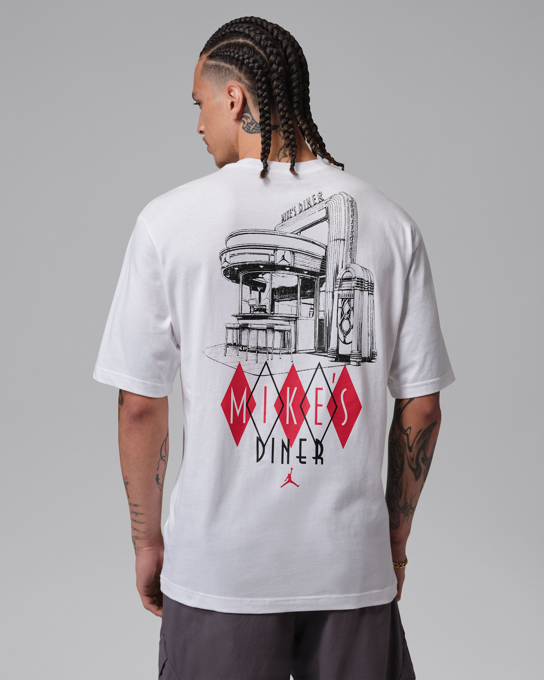 Jordan — White/Black/University Red