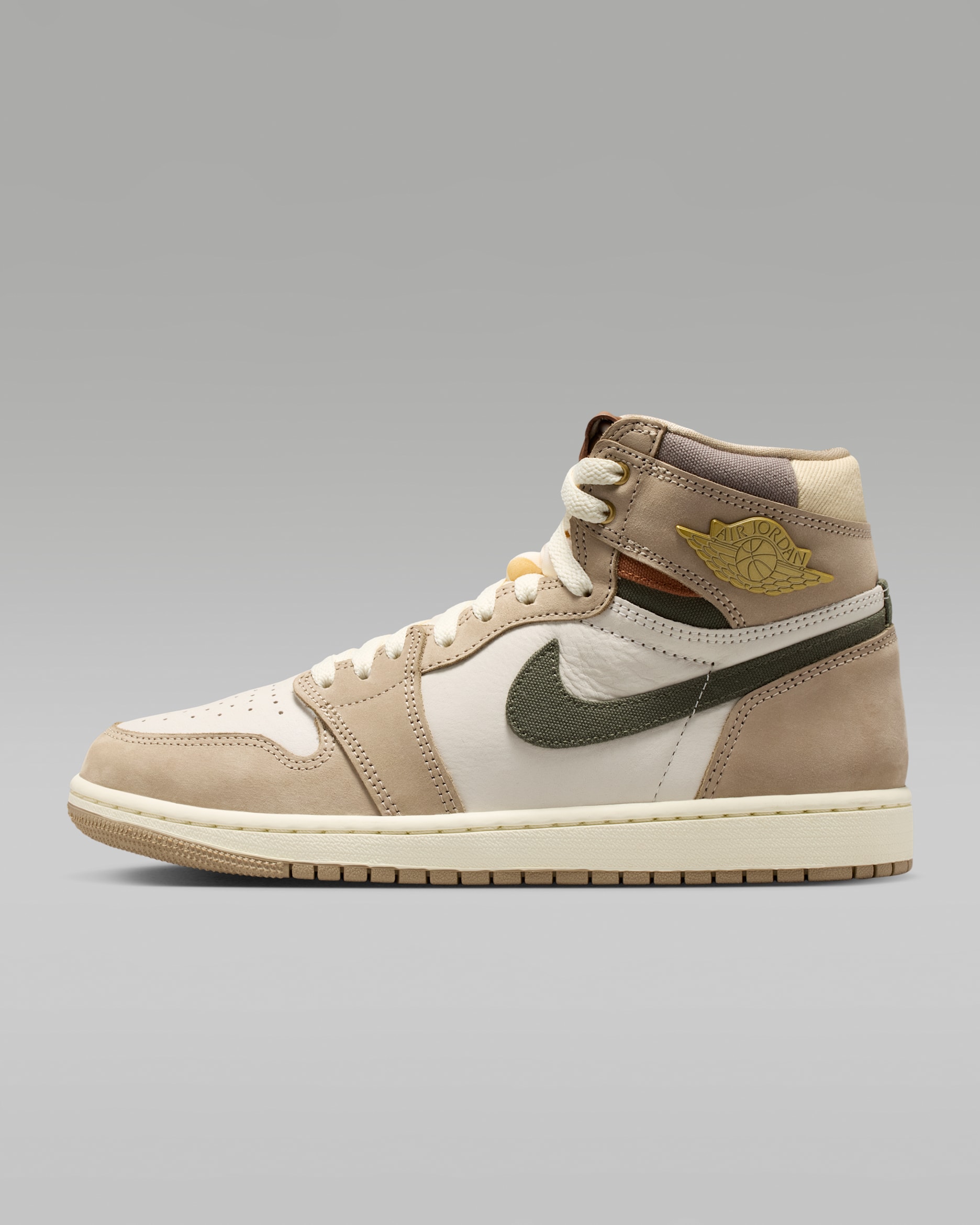 Air Jordan 1 High OG 'Khaki' — Khaki/Sail/Cargo Khaki/Multi-Colour