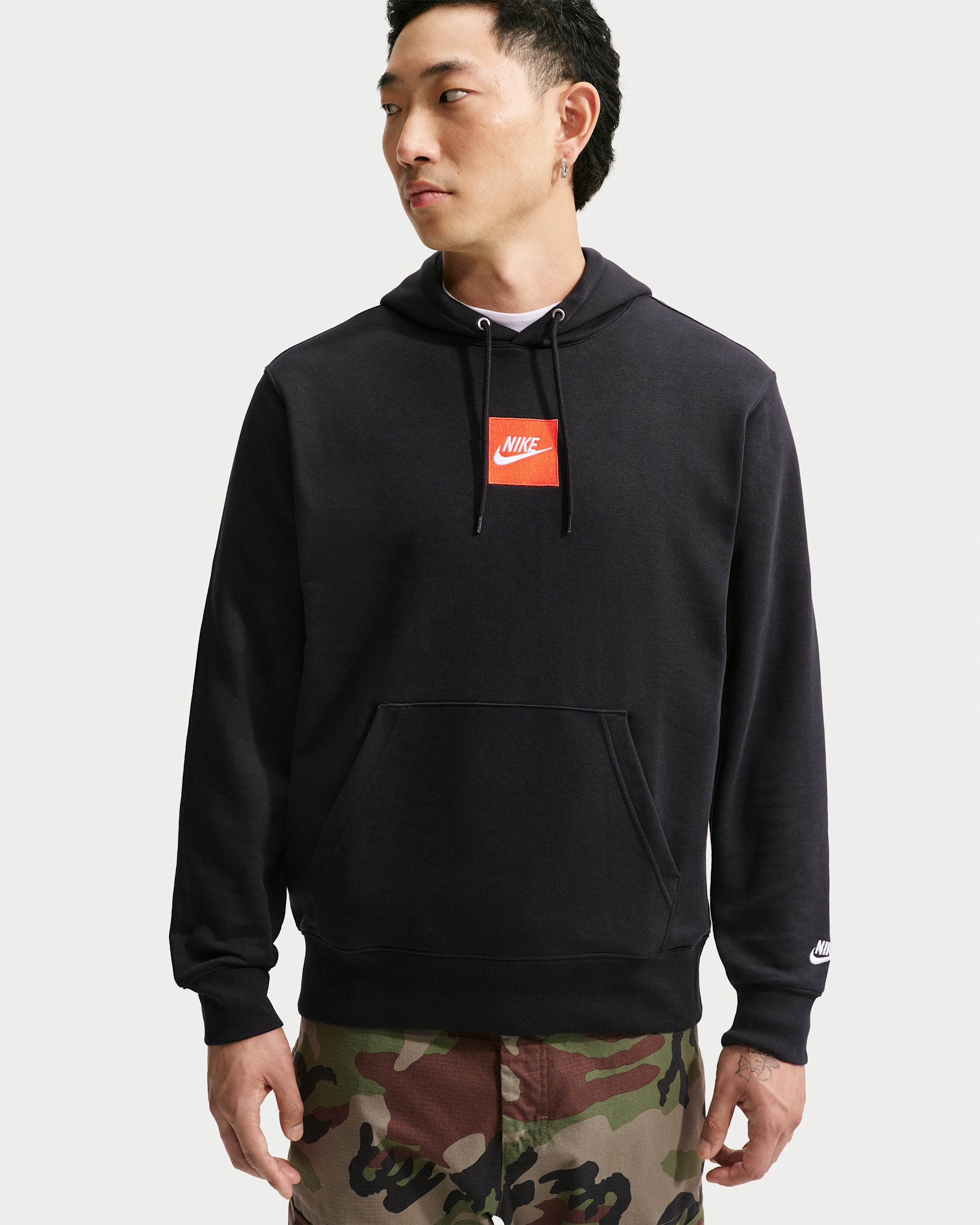 Nike Club — Black/Black/White