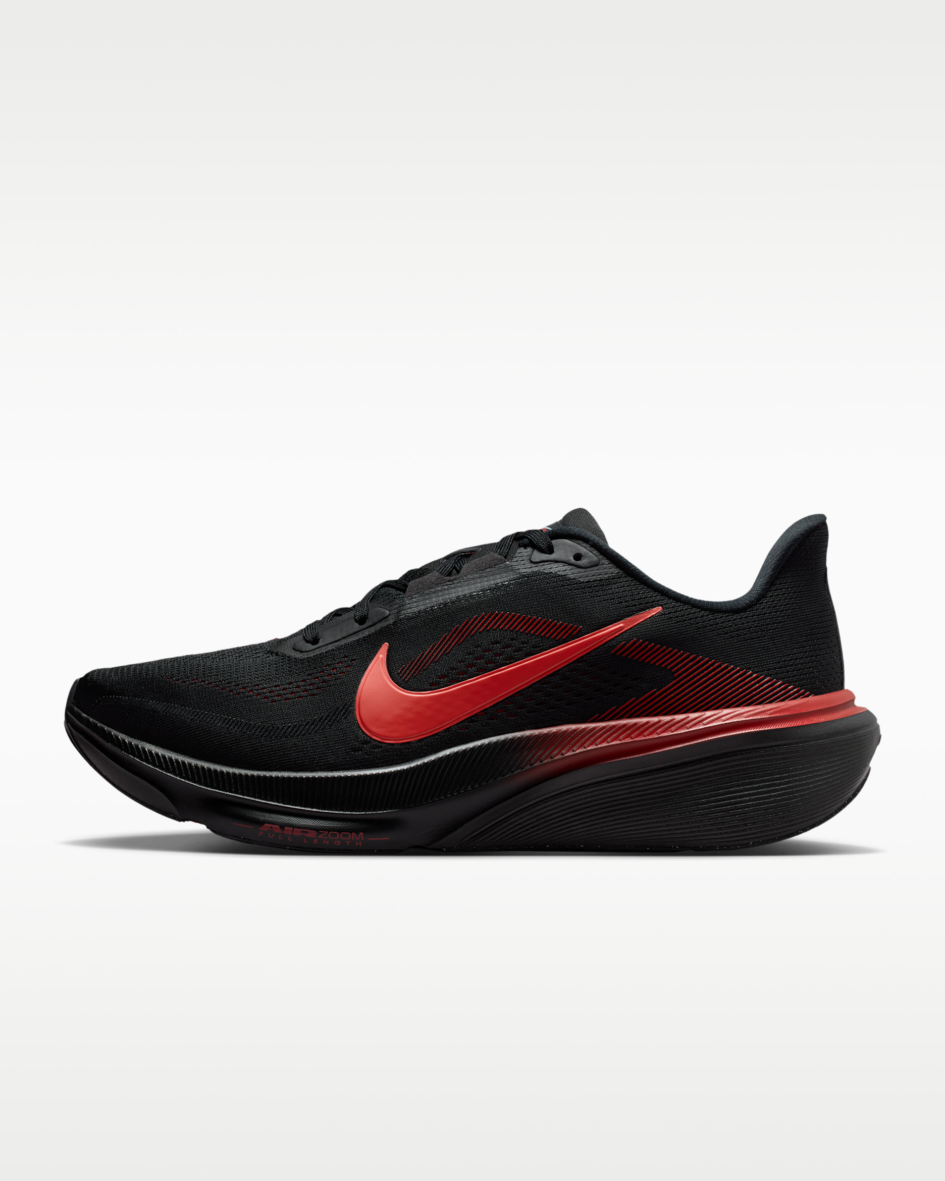 Nike Pegasus 42 — Black/University Red/Wolf Grey/Bright Crimson