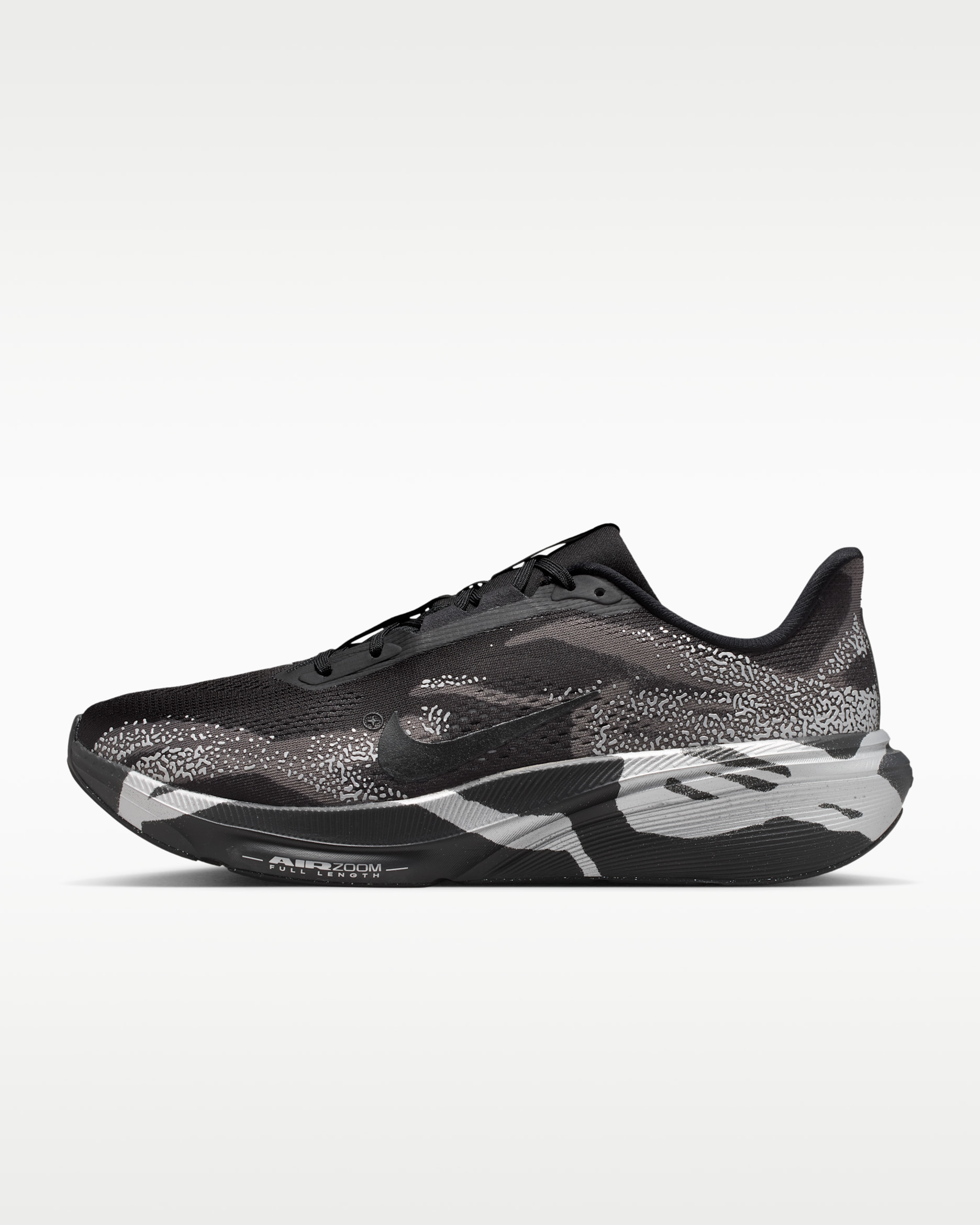 Nike Pegasus 42 — Black/Medium Ash/Metallic Silver/Black