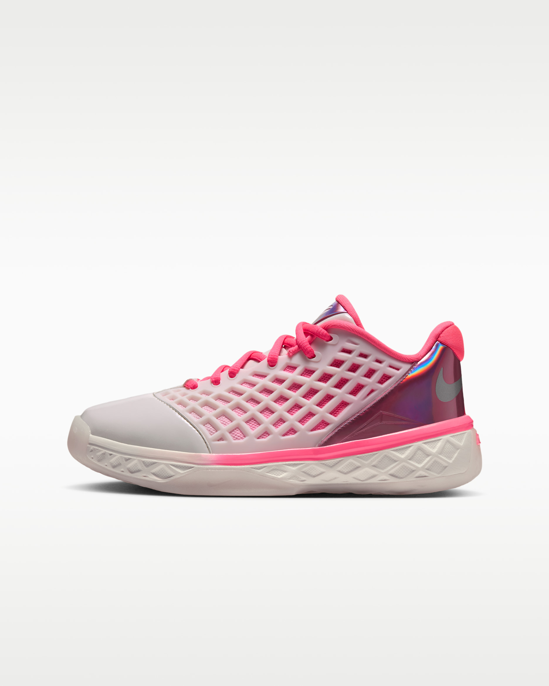 Kobe 3 Protro Low — Sail/Hot Punch/Metallic Silver
