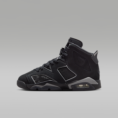 Air Jordan 6 Retro 'Cap and Gown' — Black/Black/Multi-Colour/Reflect Silver