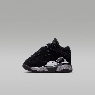 Jordan 8 Retro 'Chrome' — Black/Light Graphite/White