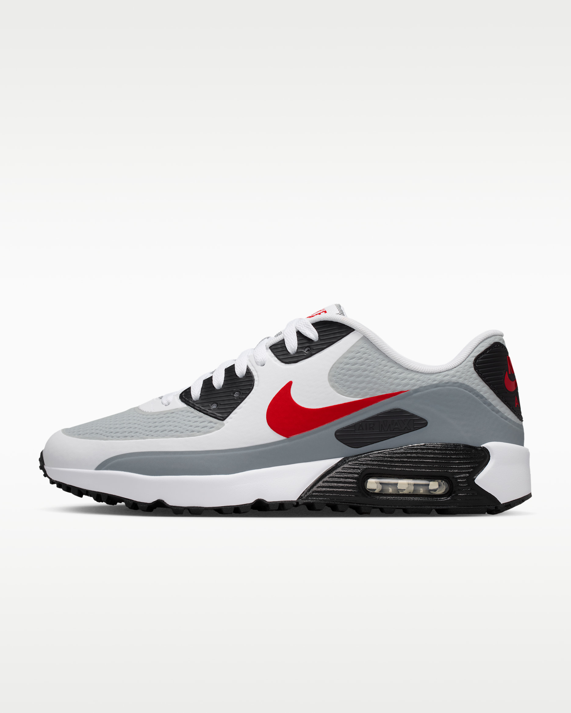 Nike Air Max 90 G — White/Light Smoke Grey/Fire Red