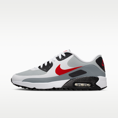 Nike Air Max 90 G — White/Light Smoke Grey/Fire Red