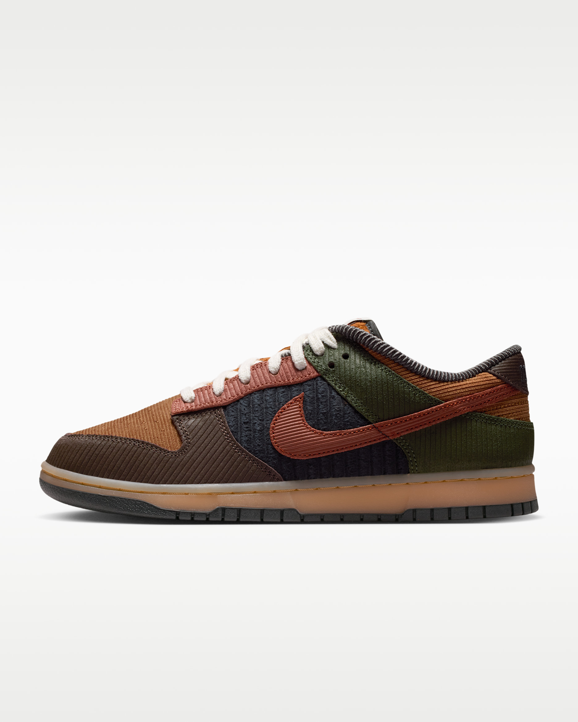 Nike Dunk Low Retro Premium — Light British Tan/Cargo Khaki/Baroque Brown/Cinnamon