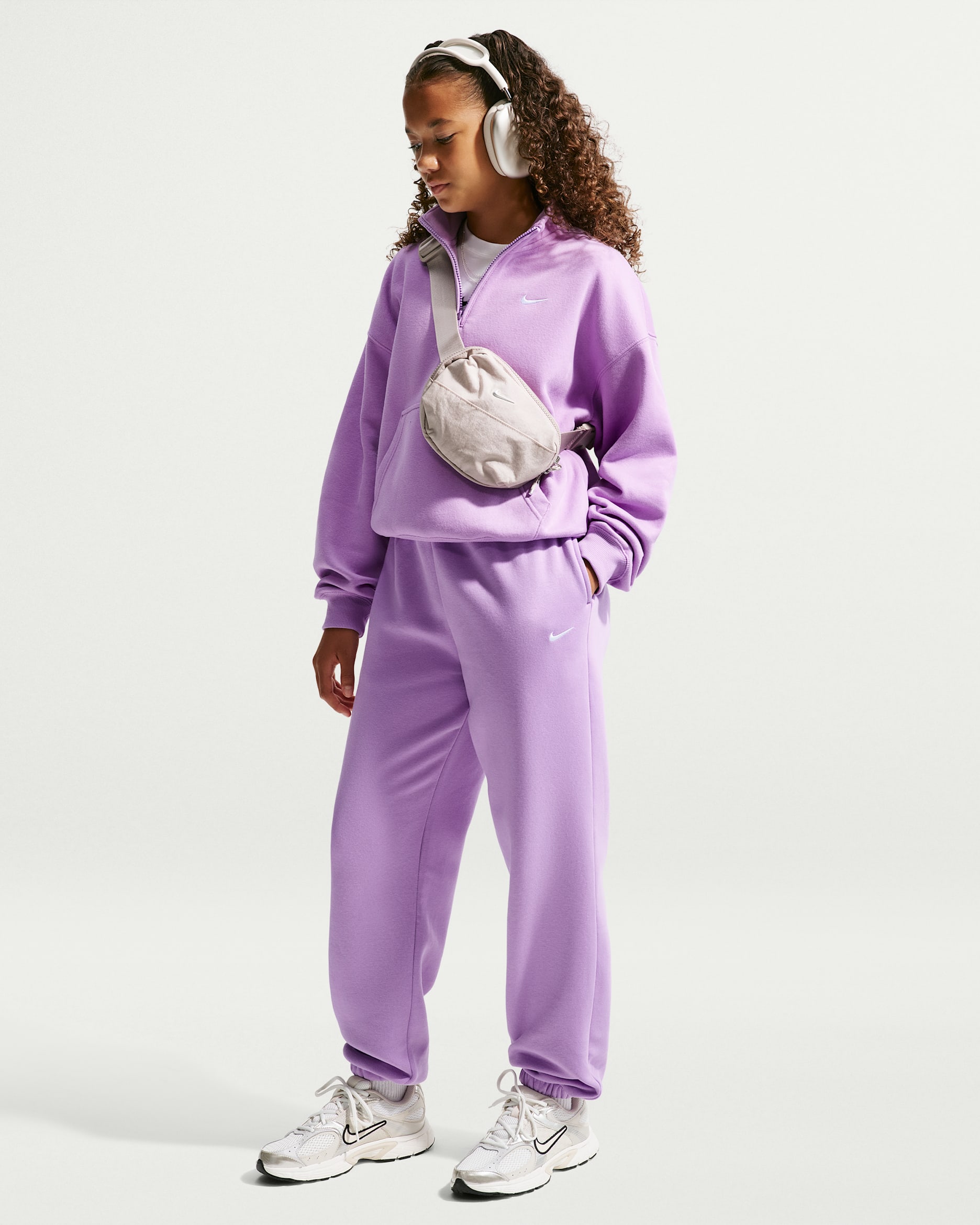 Nike Sportswear Studio Fleece — Violet Star/White