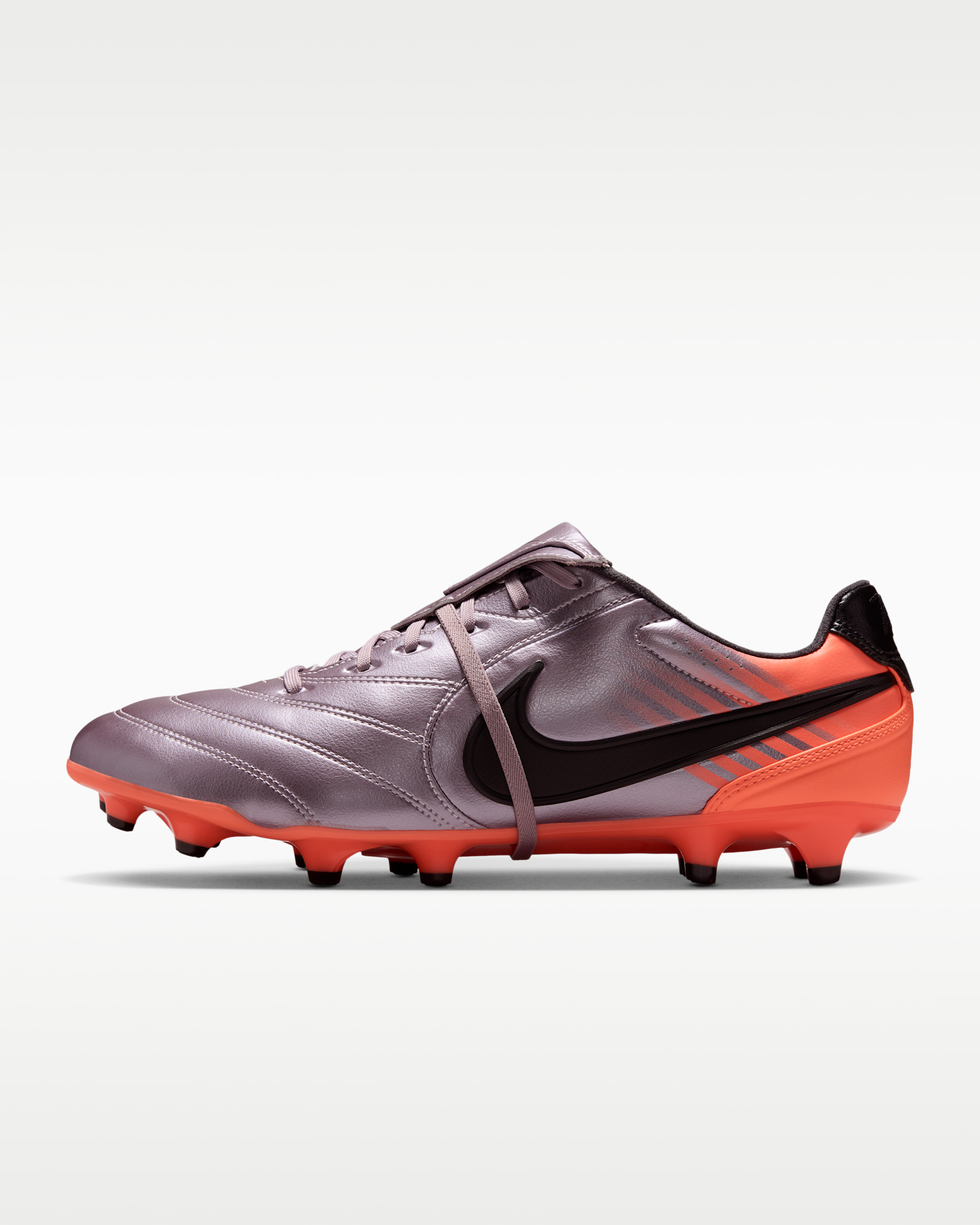Nike Tiempo Ligera Pro — Bleached Lilac/Total Orange/Black