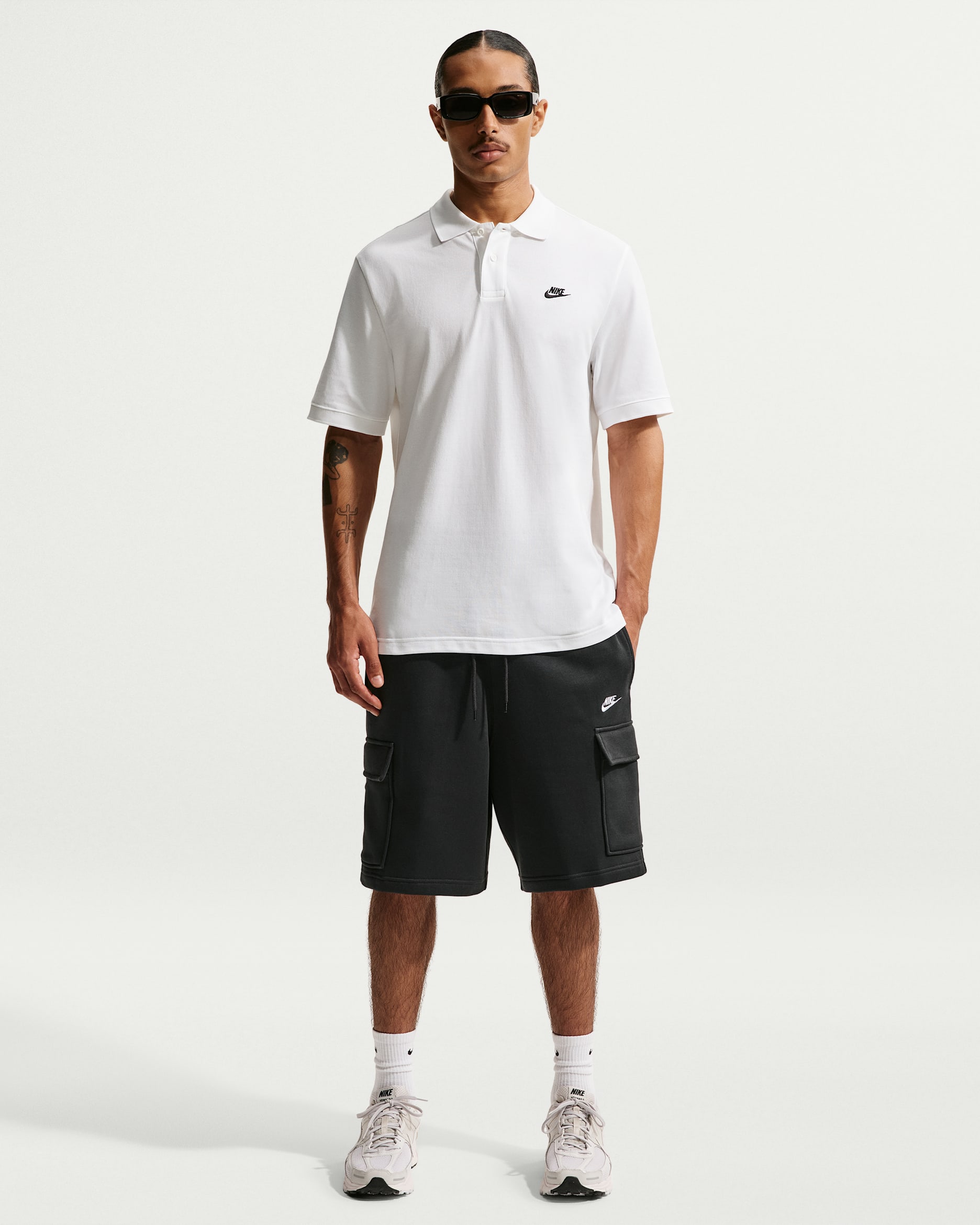Nike Club — Black/Black/White
