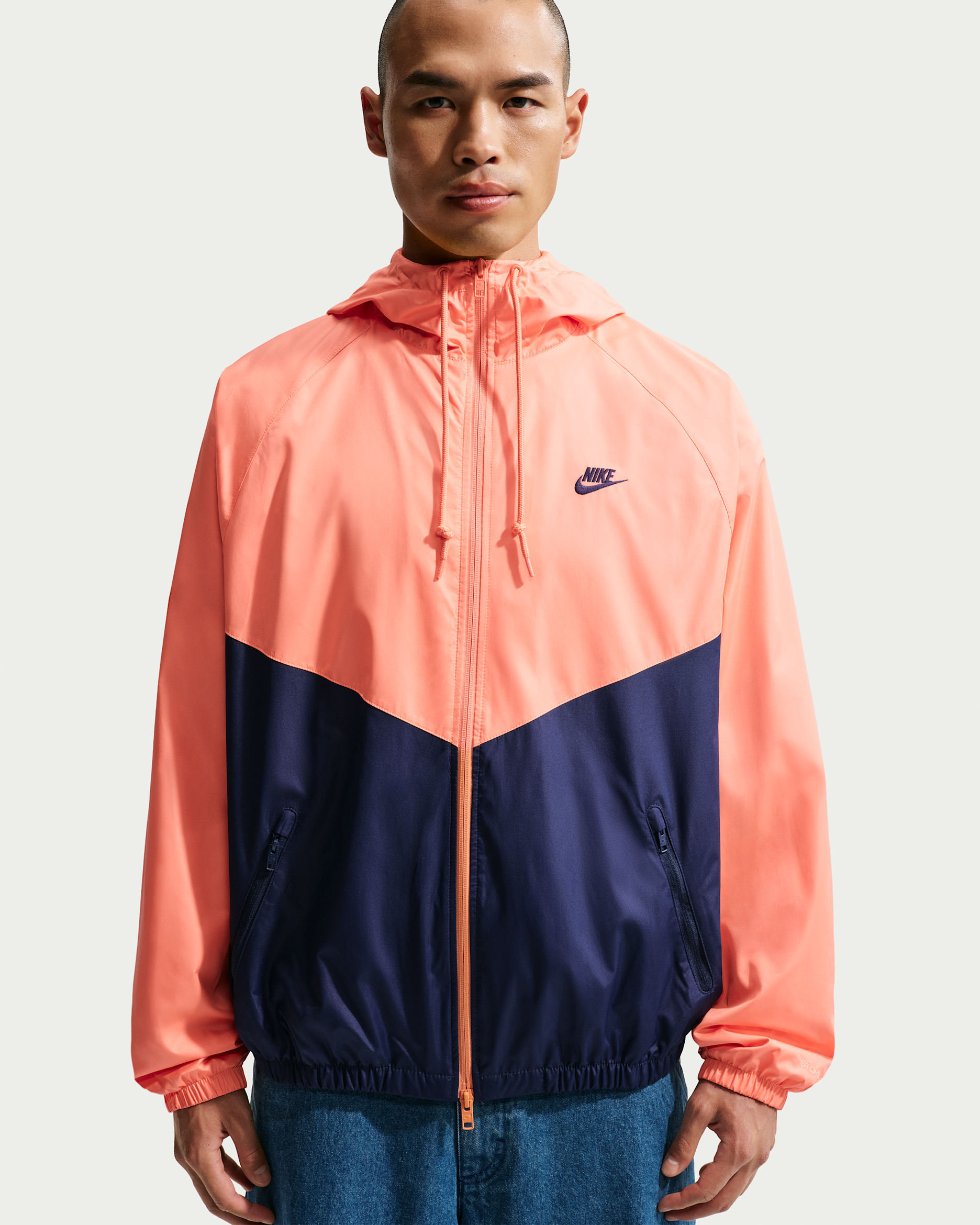Nike Windrunner — Orange Frost/Midnight Navy/Midnight Navy