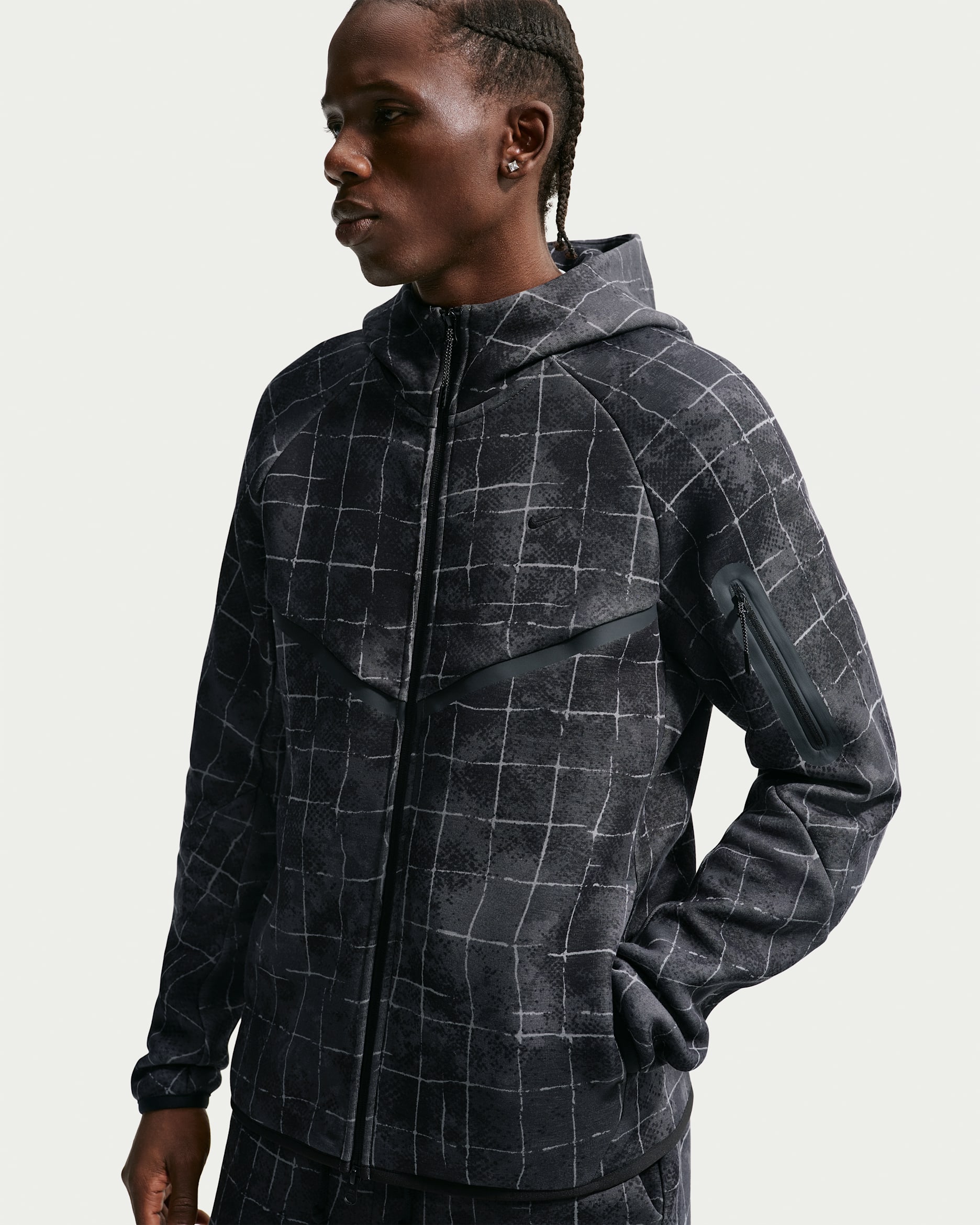 Nike Tech Windrunner — Iron Grey/Black