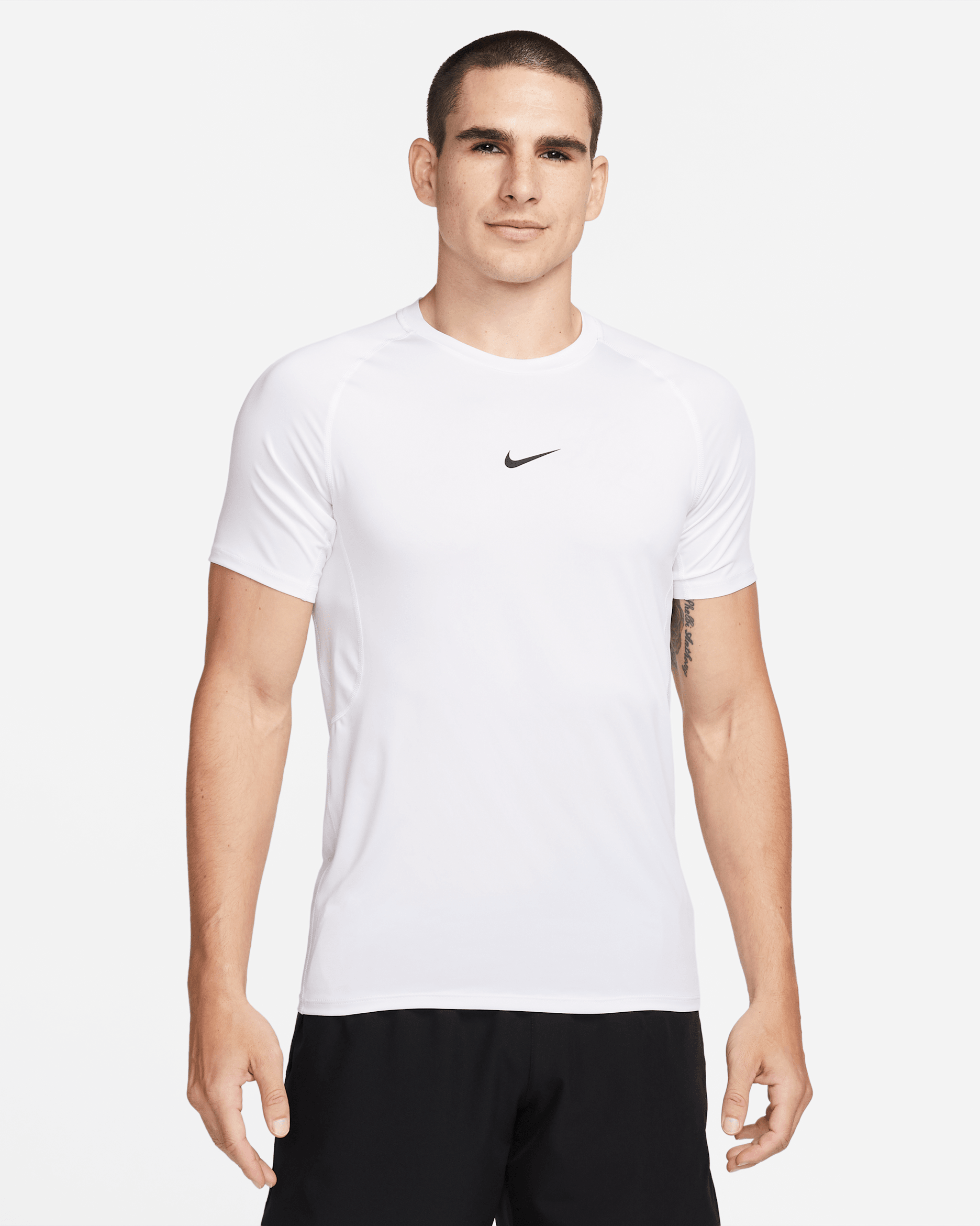 Nike Pro — White/Black