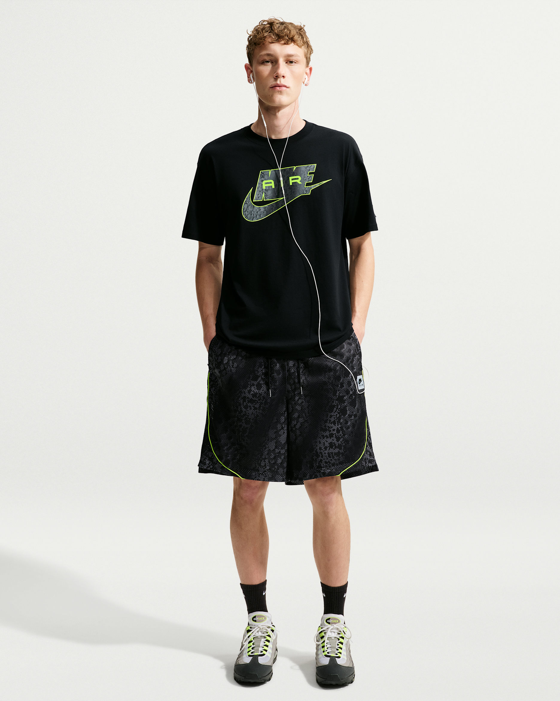 Nike Air — Smoke Grey/Volt/Black