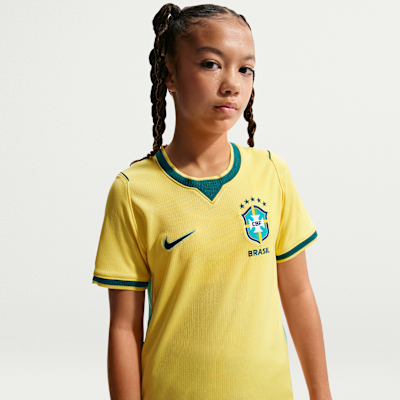 Brazil National Team 2026 Stadium Home — Canary/Light Menta/Geode Teal