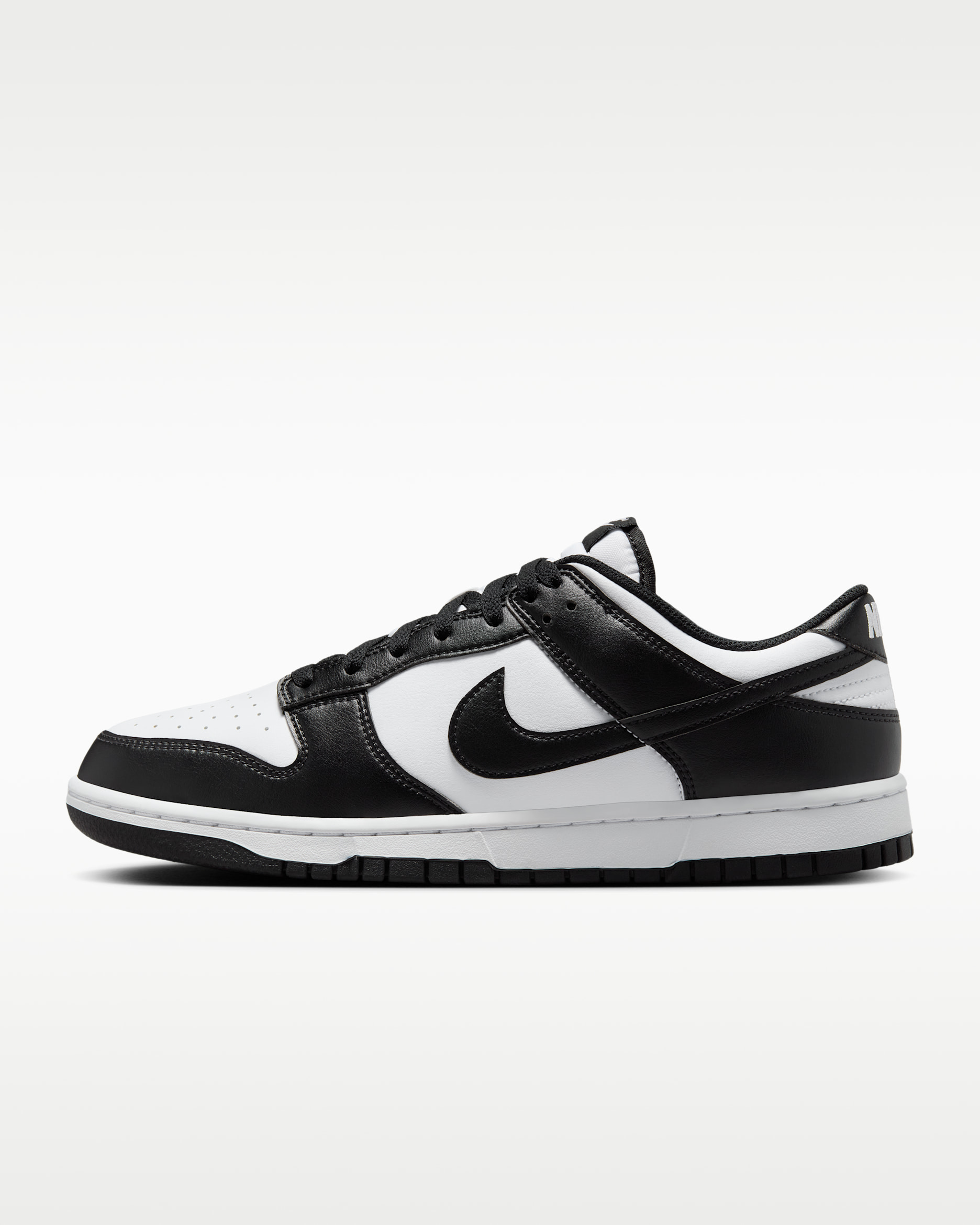 Nike Dunk Low Retro — White/White/Black