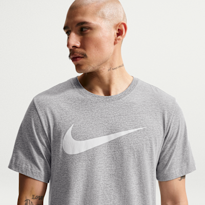 Nike Sportswear Swoosh — Dark Grey Heather/White