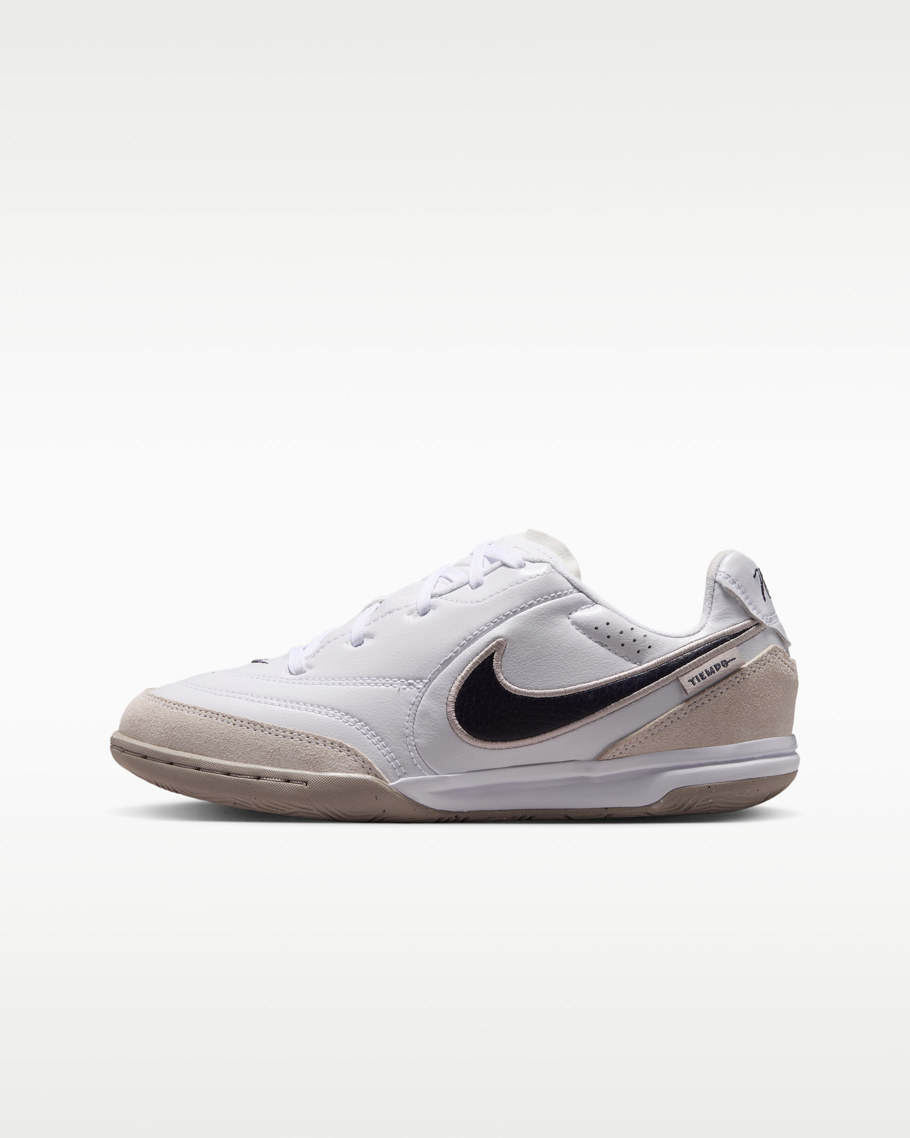 Nike Jr. Tiempo Streetgato — White/Moon Particle/Gridiron