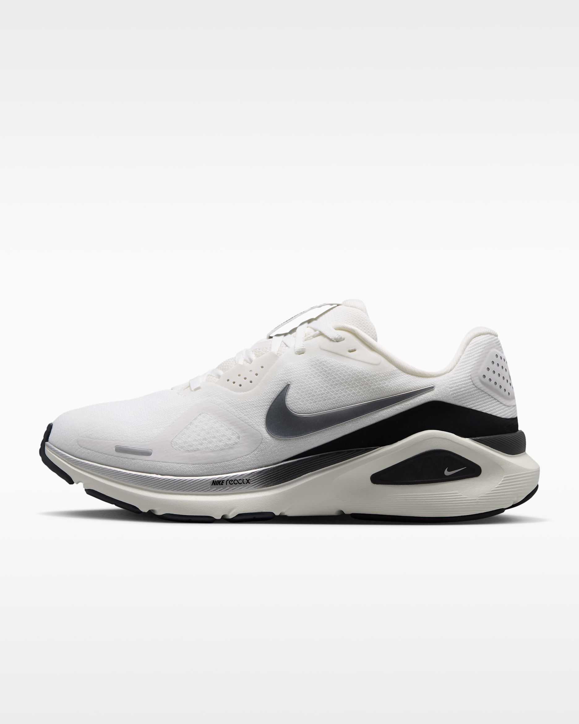 Nike Structure 26 — Summit White/Anthracite/Sail/Metallic Silver