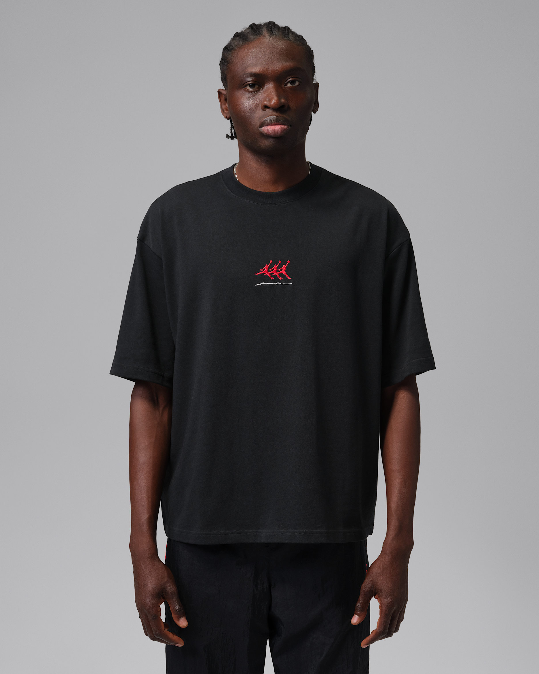 Jordan Flight — Black/University Red