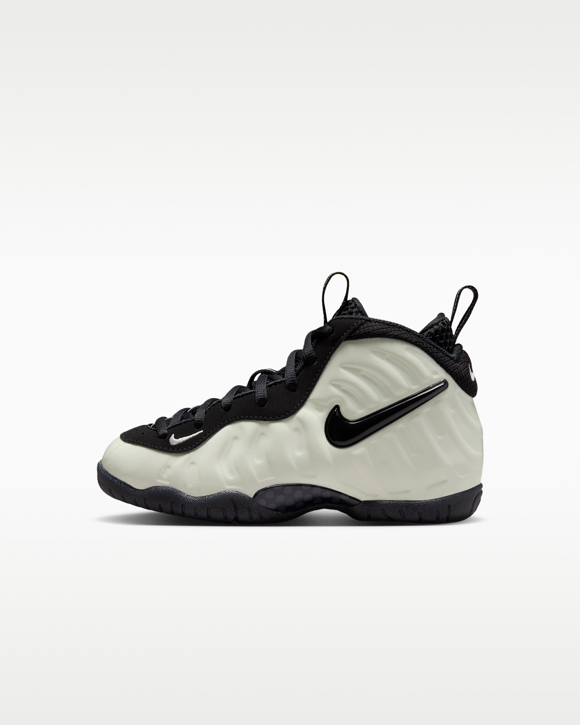 Nike Little Posite Pro Premium — Summit White/Black