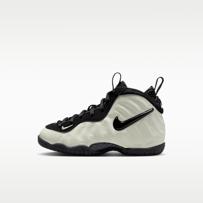 Nike Little Posite Pro Premium — Summit White/Black