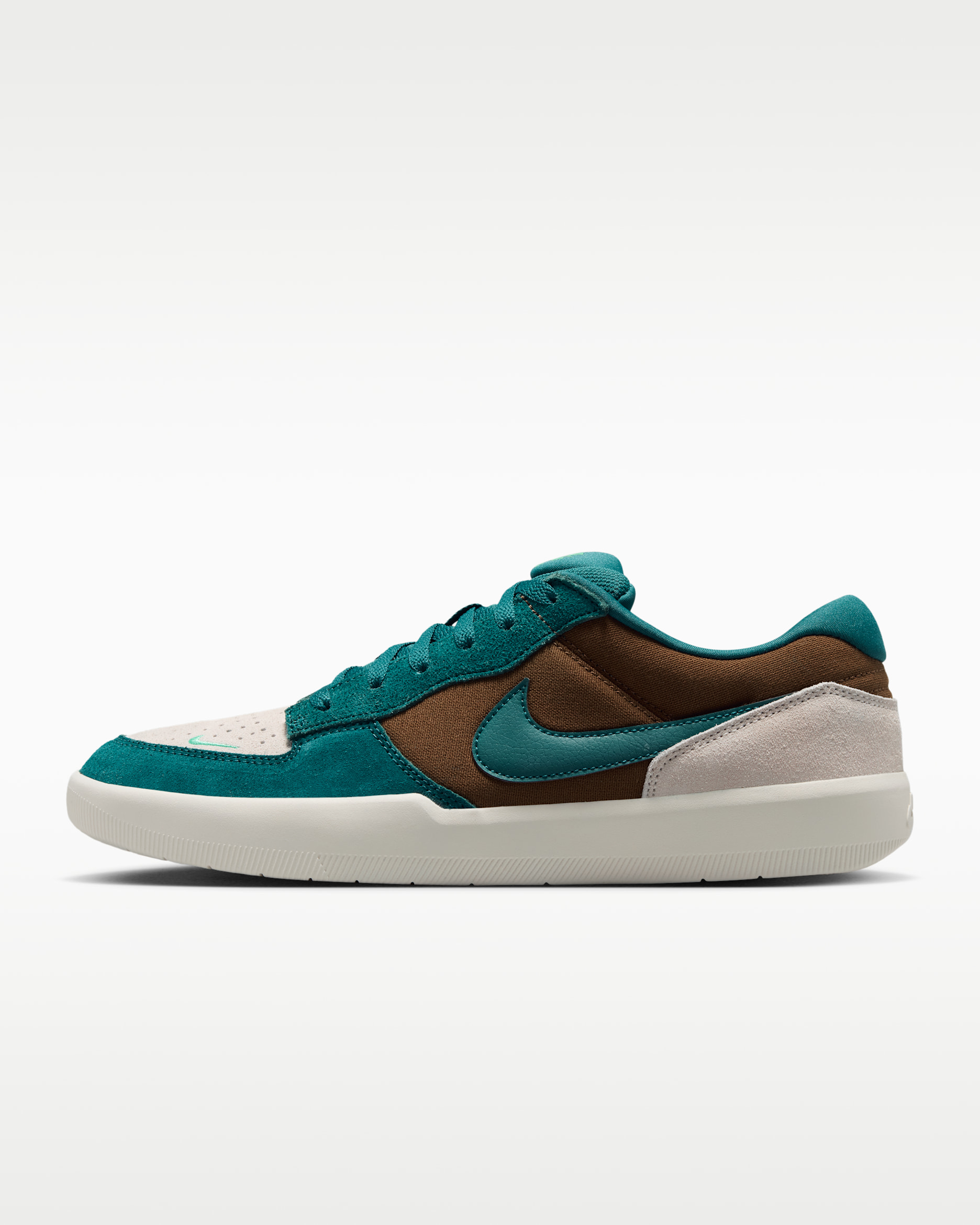 Nike SB Force 58 — Mosswood Brown/Light Orewood Brown/Sail/Geode Teal