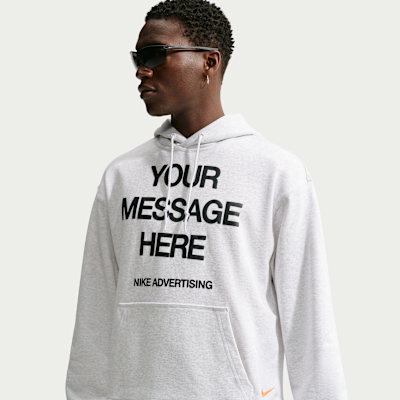 Nike Sportswear — Birch Heather/Black/Safety Orange