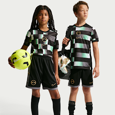 Kylian Mbappé Academy — Black/Smoke Grey/Metallic Gold