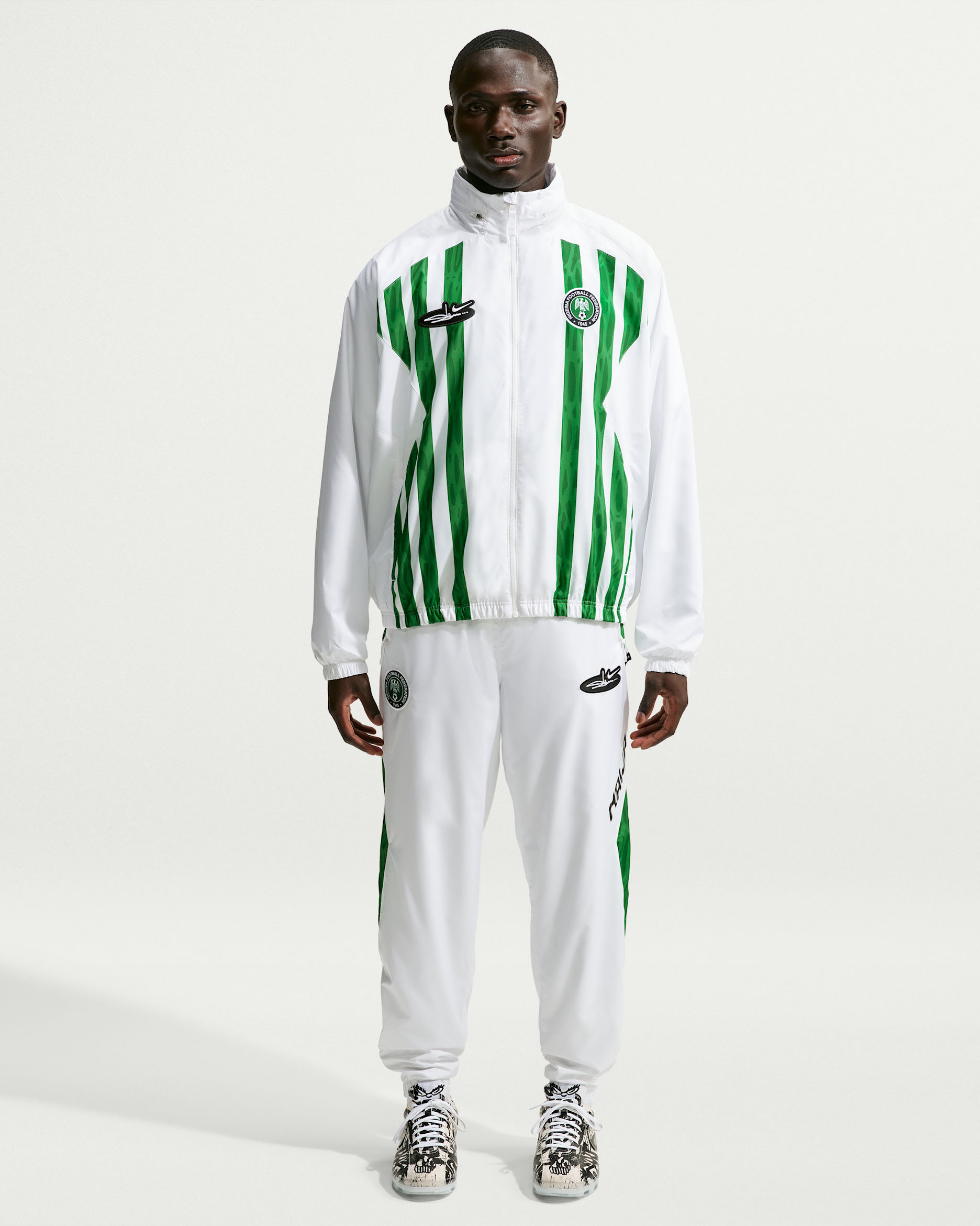 Nike x Nigeria x Slawn — White/Black