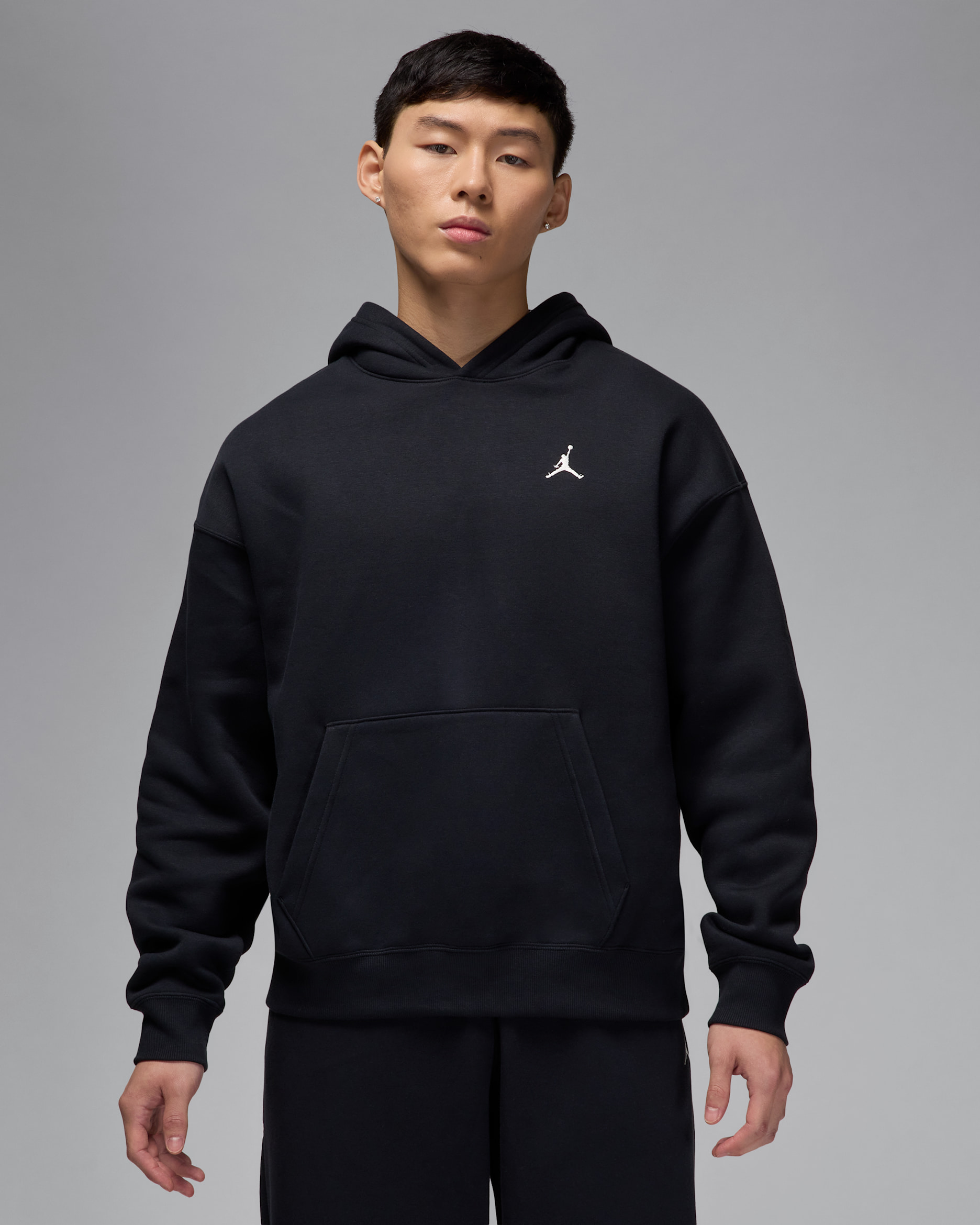 Jordan Brooklyn Fleece — Black/Sail