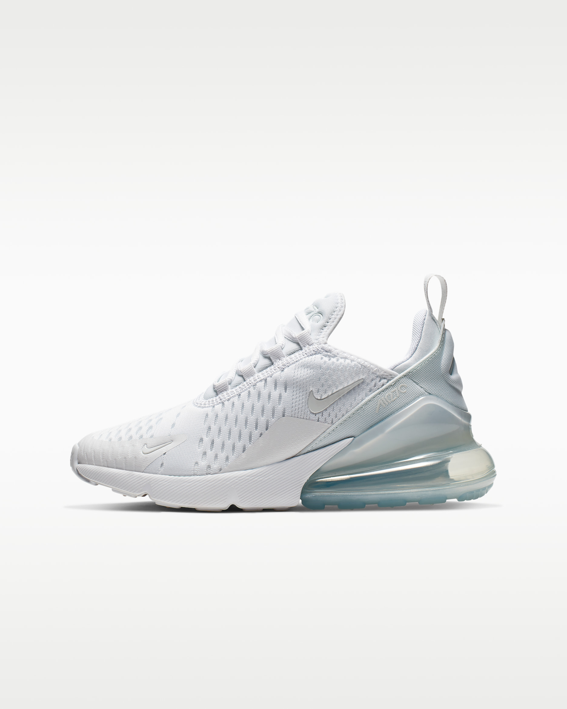 Nike Air Max 270 — White/Metallic Silver/White