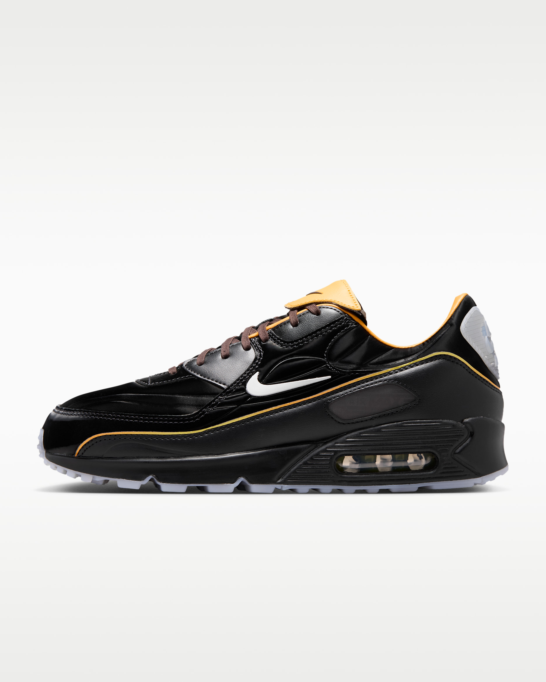 Nike Air Max 90 'Mercurial' — Black/Gold Leaf/Pear/White