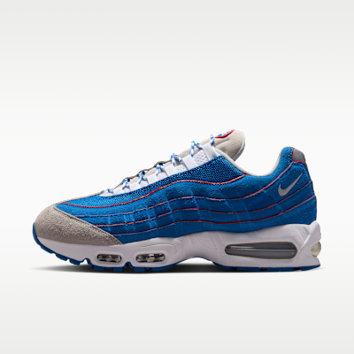 Nike Air Max 95 Big Bubble — Blue Sapphire/White/Light Smoke Grey/Metallic Silver