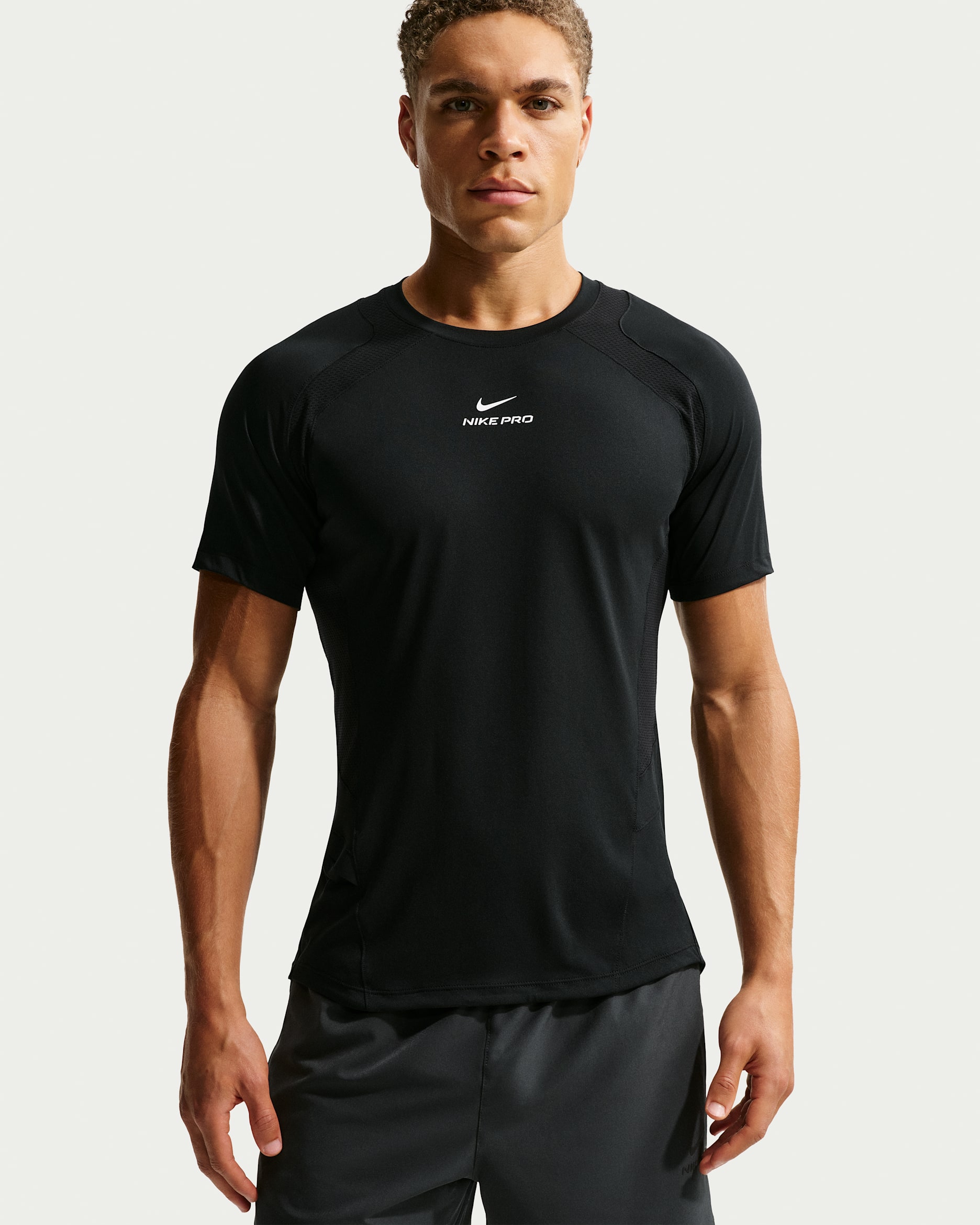 Nike Pro Training — Black/Black/White