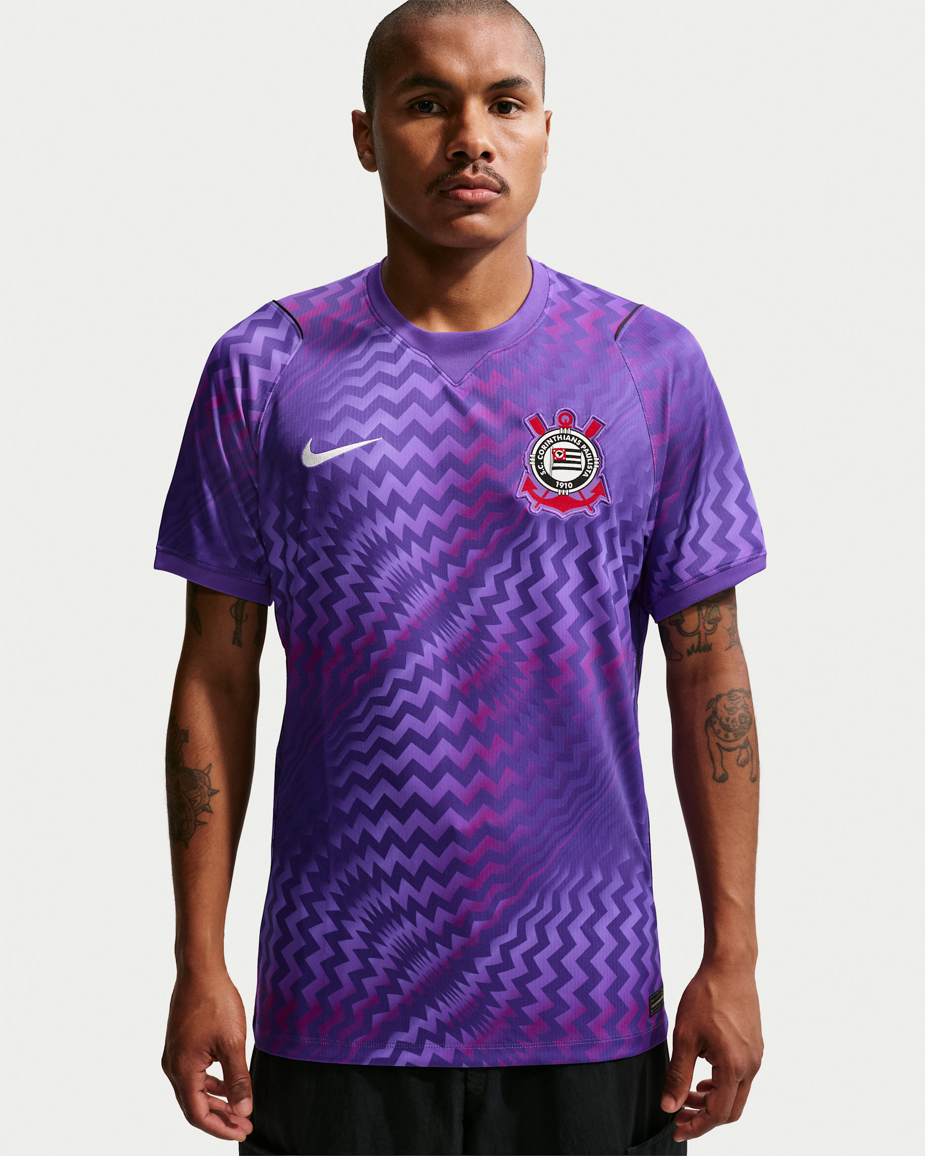 S.C. Corinthians 2026/27 Stadium Goalkeeper — Wild Grape/Black/Sail