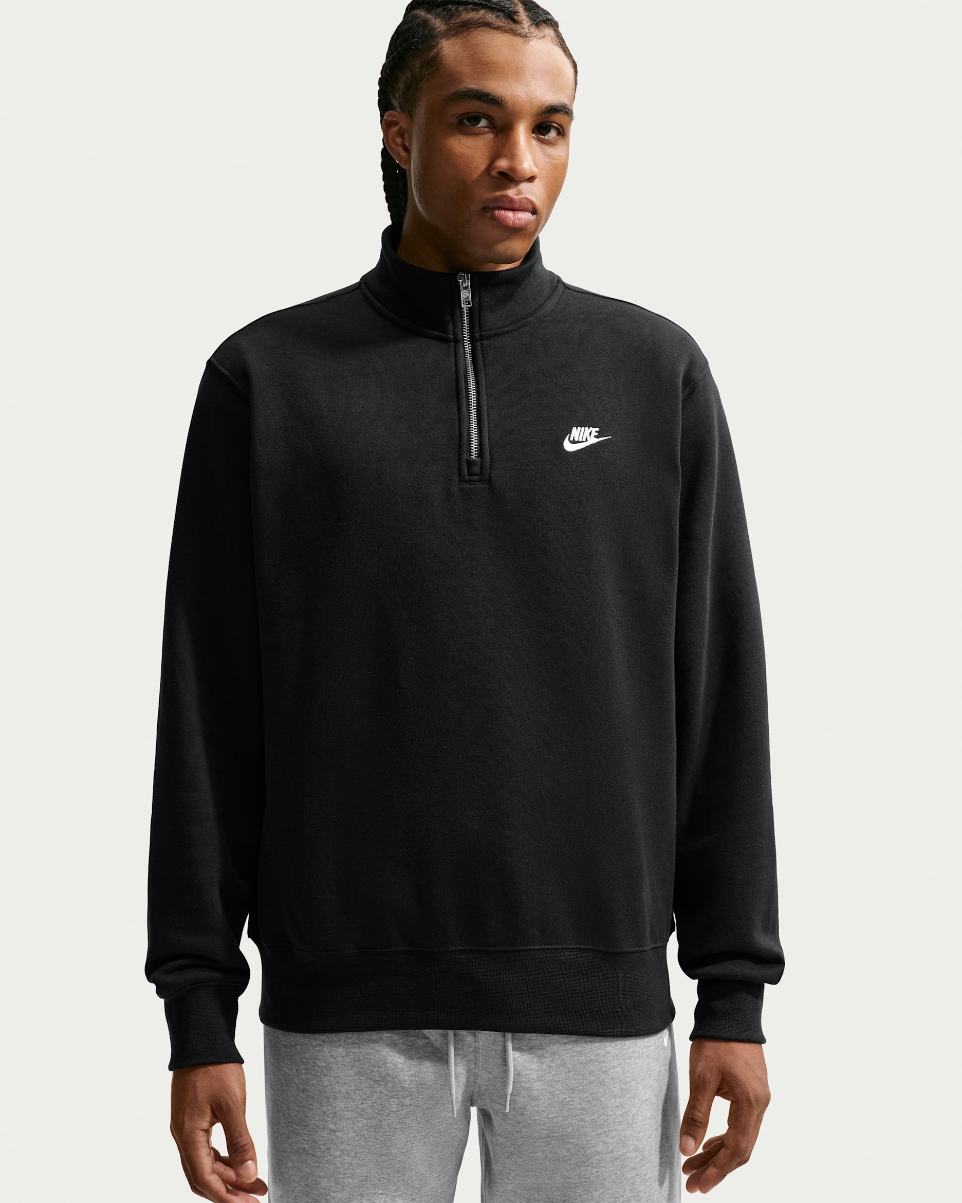 Nike Sportswear Club — Black/Black/White