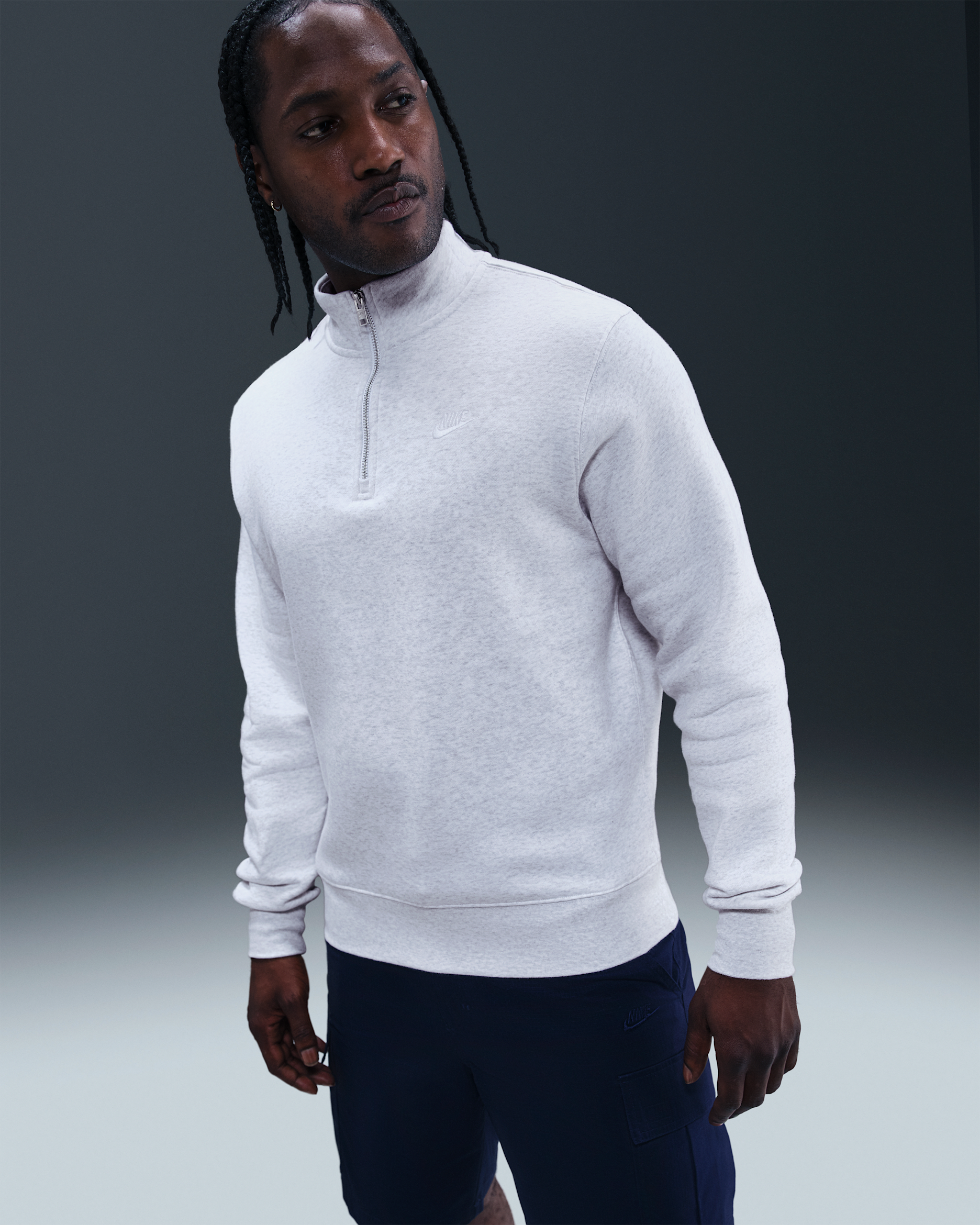 Nike Sportswear Club — Birch Heather/White/White