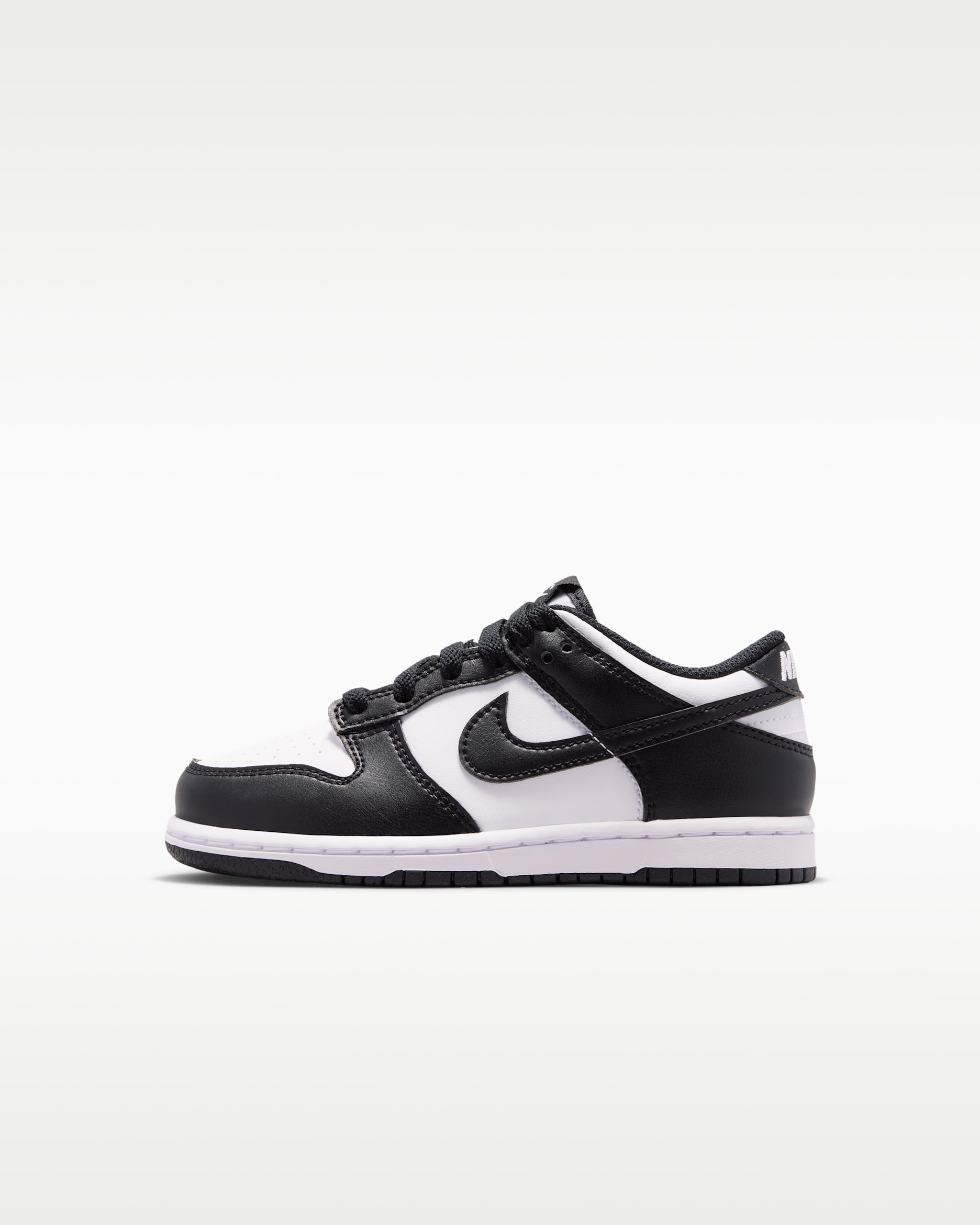 Nike Dunk Low — White/White/Black