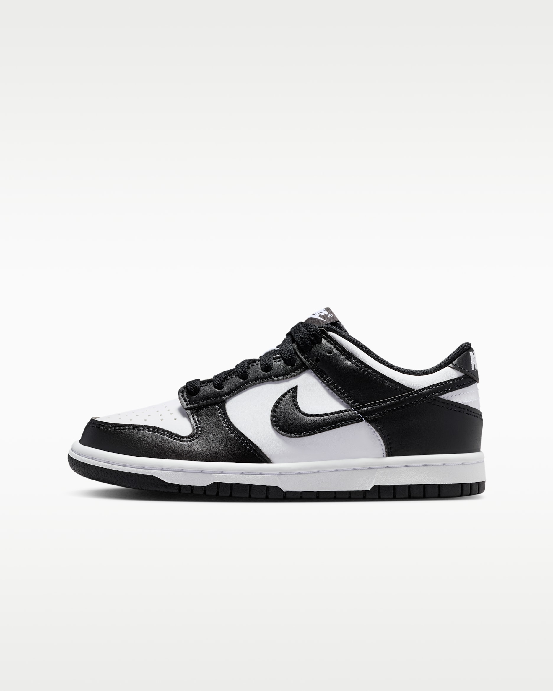 Nike Dunk Low — White/White/Black