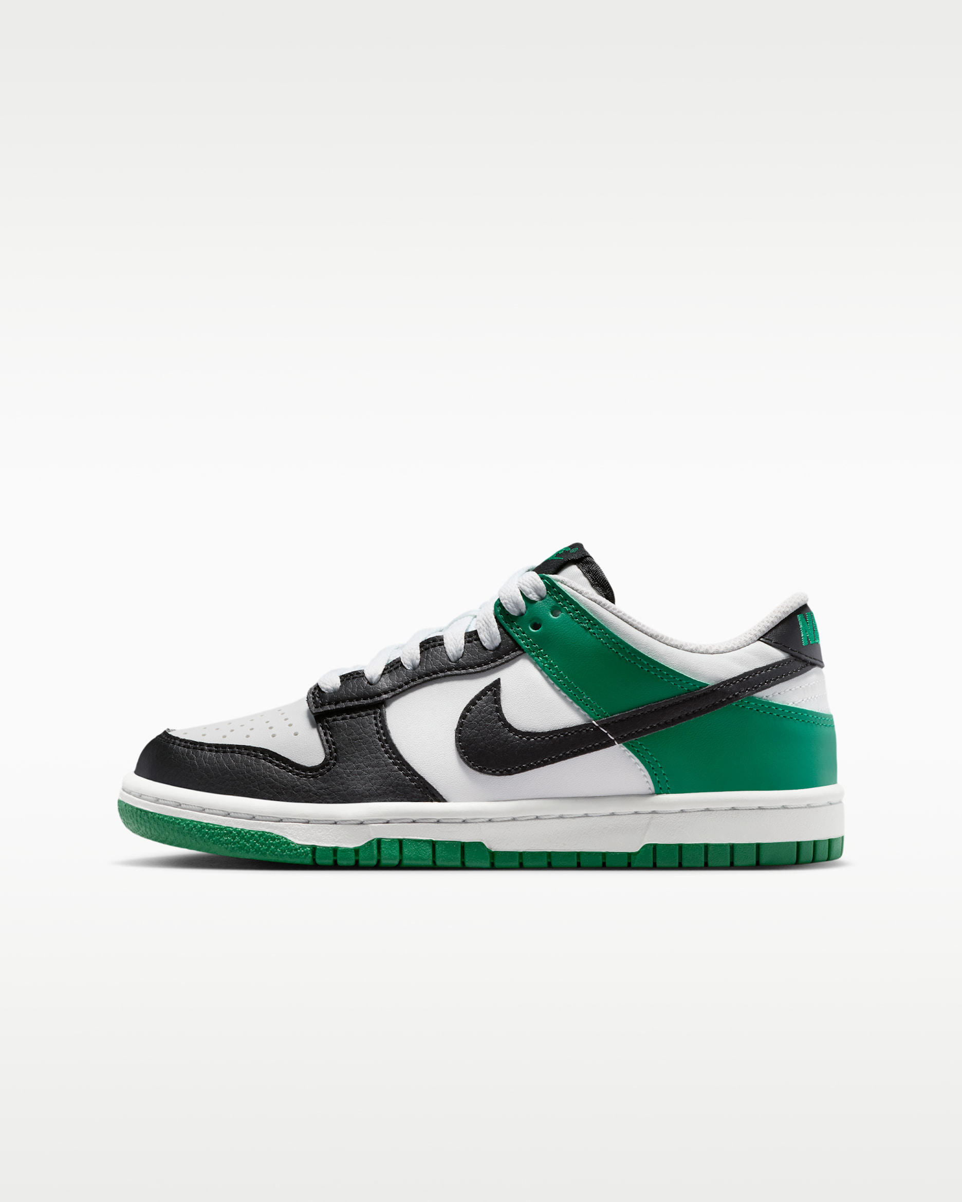 Nike Dunk Low — Off-White/Malachite/Black