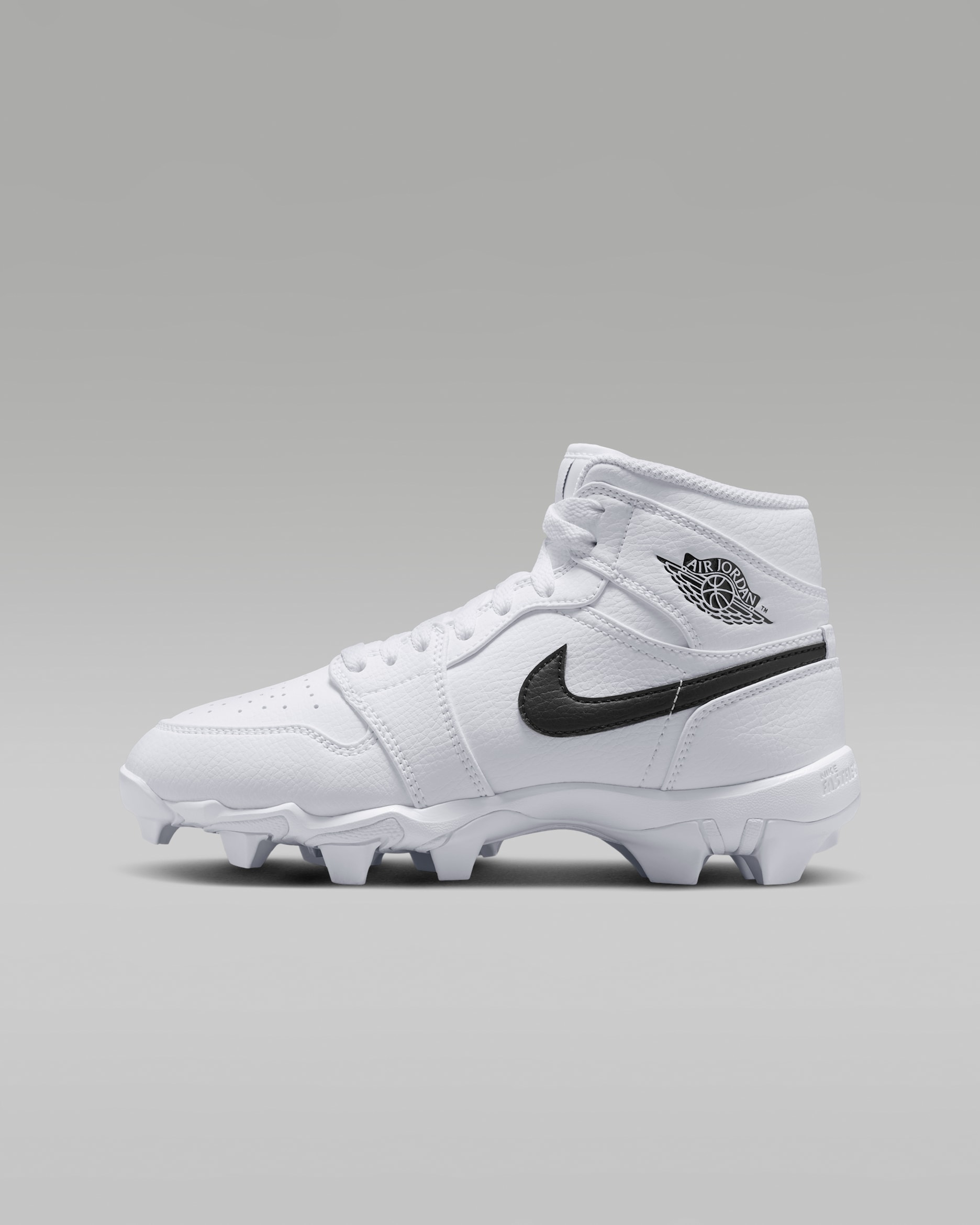 Jordan 1 Mid — White/Black/Black
