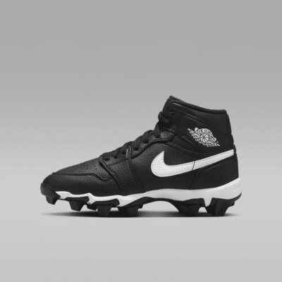 Jordan 1 Mid — Black/White/White