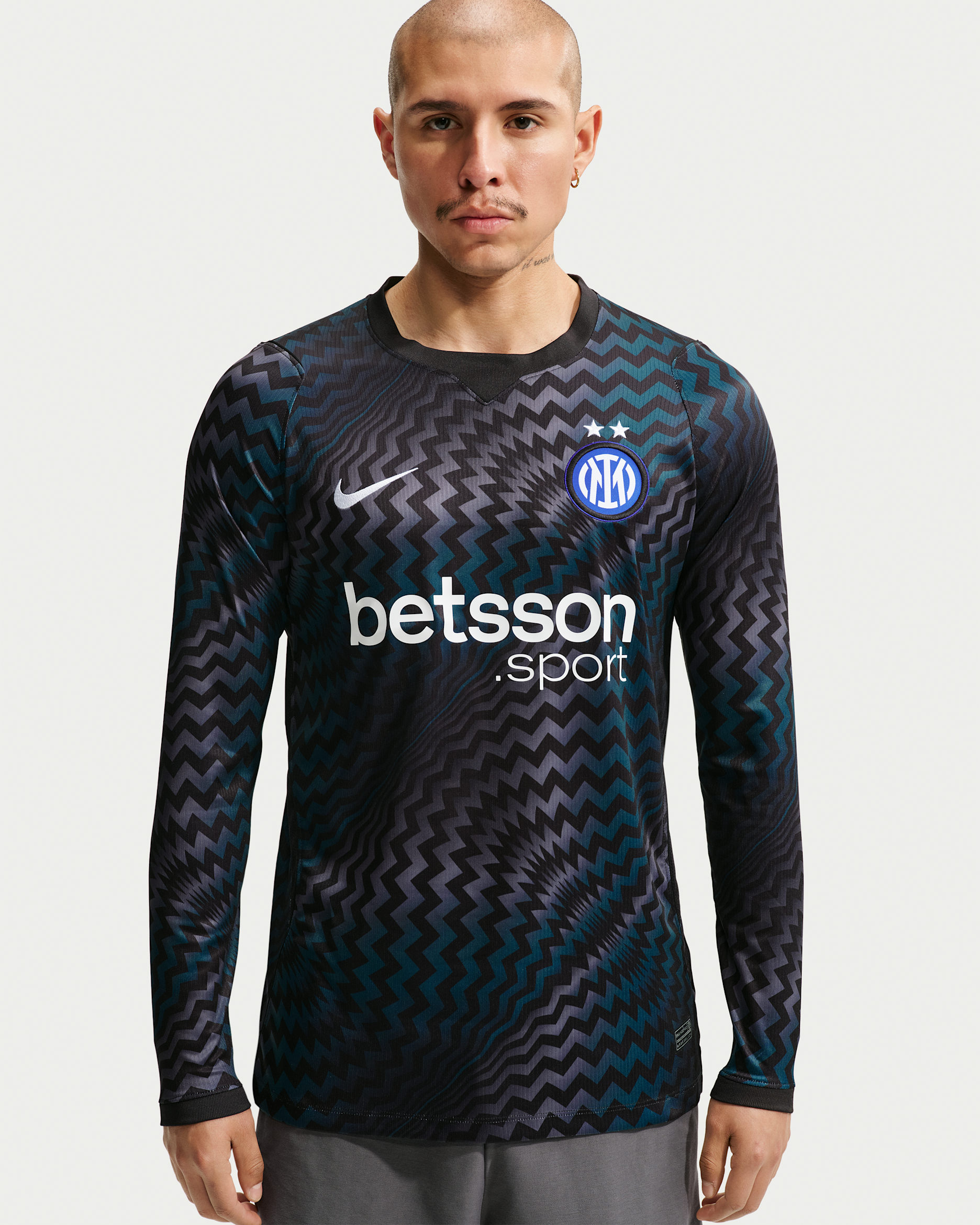 Inter Milan 2026/27 Stadium Goalkeeper — Black/White